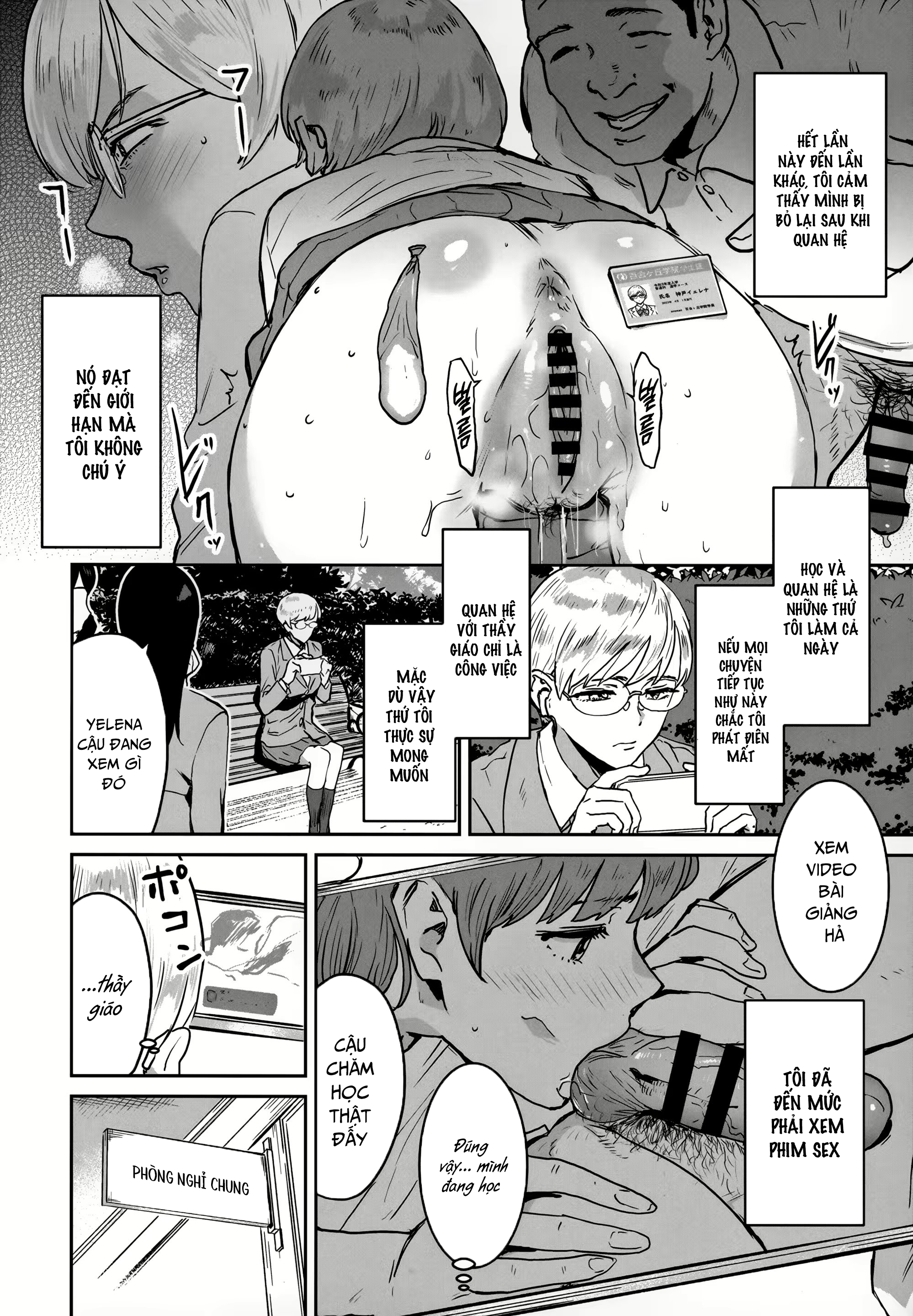 Đọc truyện hentai Cô gái đeo kính xinh đẹp lạnh lùng đang làm nhiệm vụ giáo viên - Oneshot
