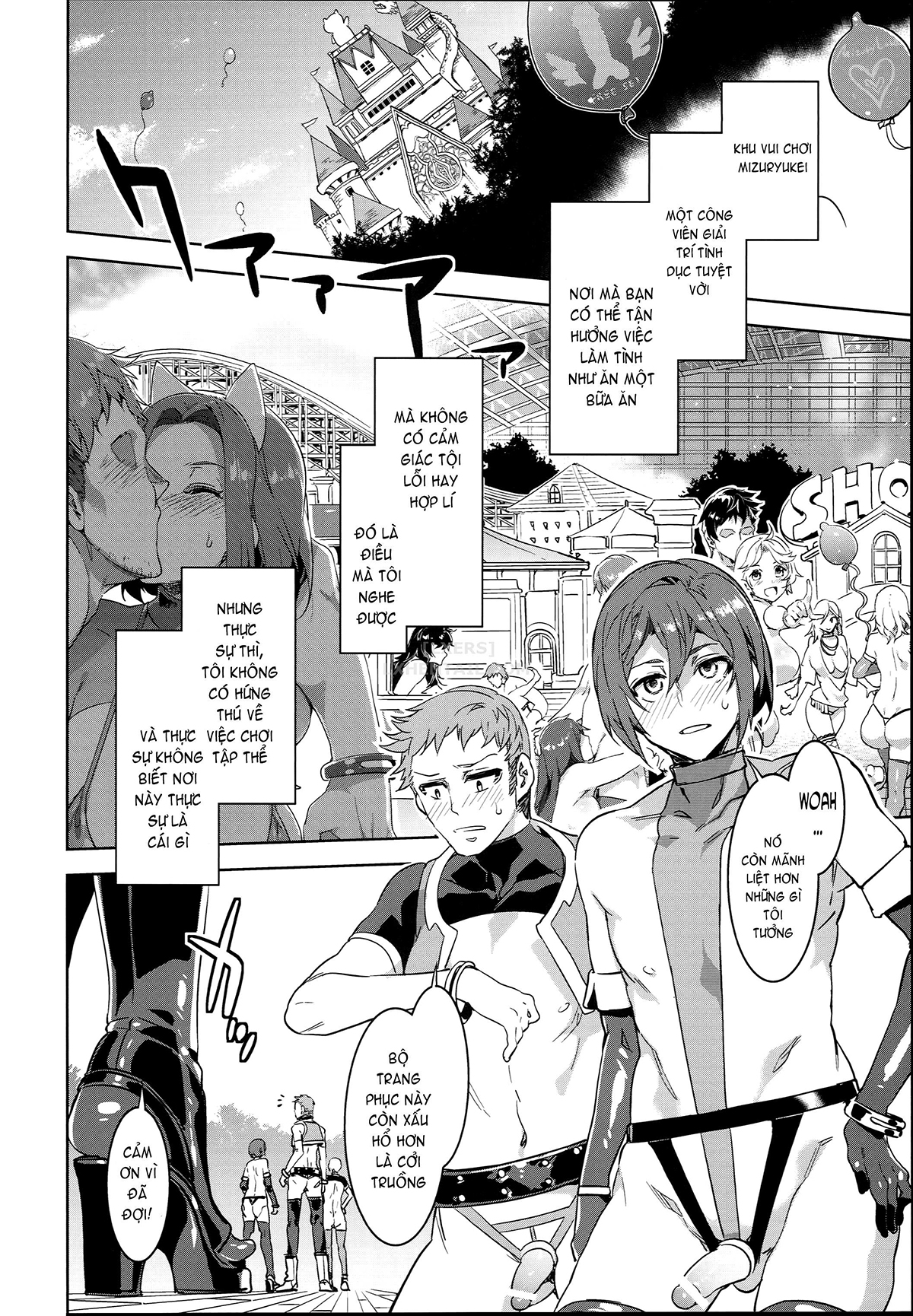 Đọc truyện hentai Oide Yo Mizuryuu Kei Land - Chap 4