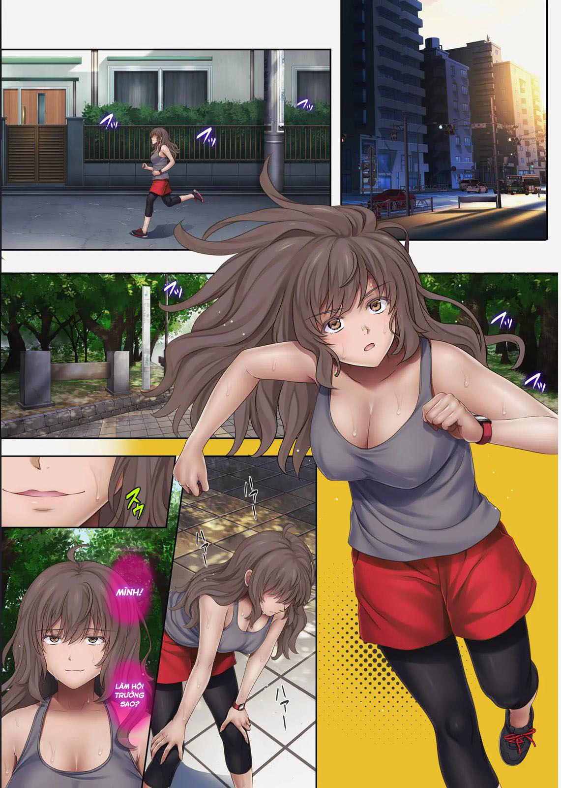 Đọc truyện hentai Phòng tập thế dục nữ sinh 4 - Nửa sau