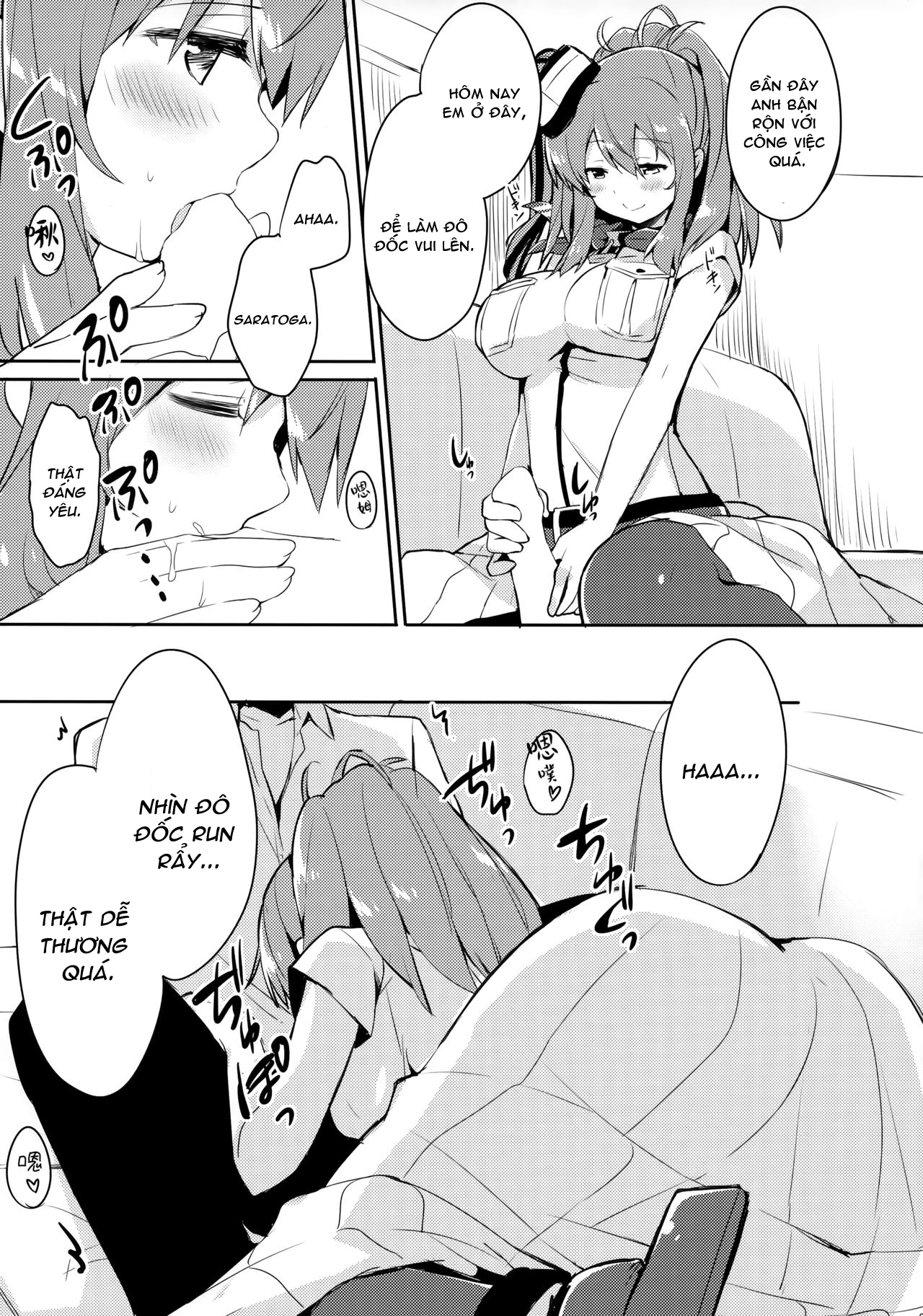 Đọc truyện hentai Đúng. Đô đốc Sara đang ở đây - Oneshot