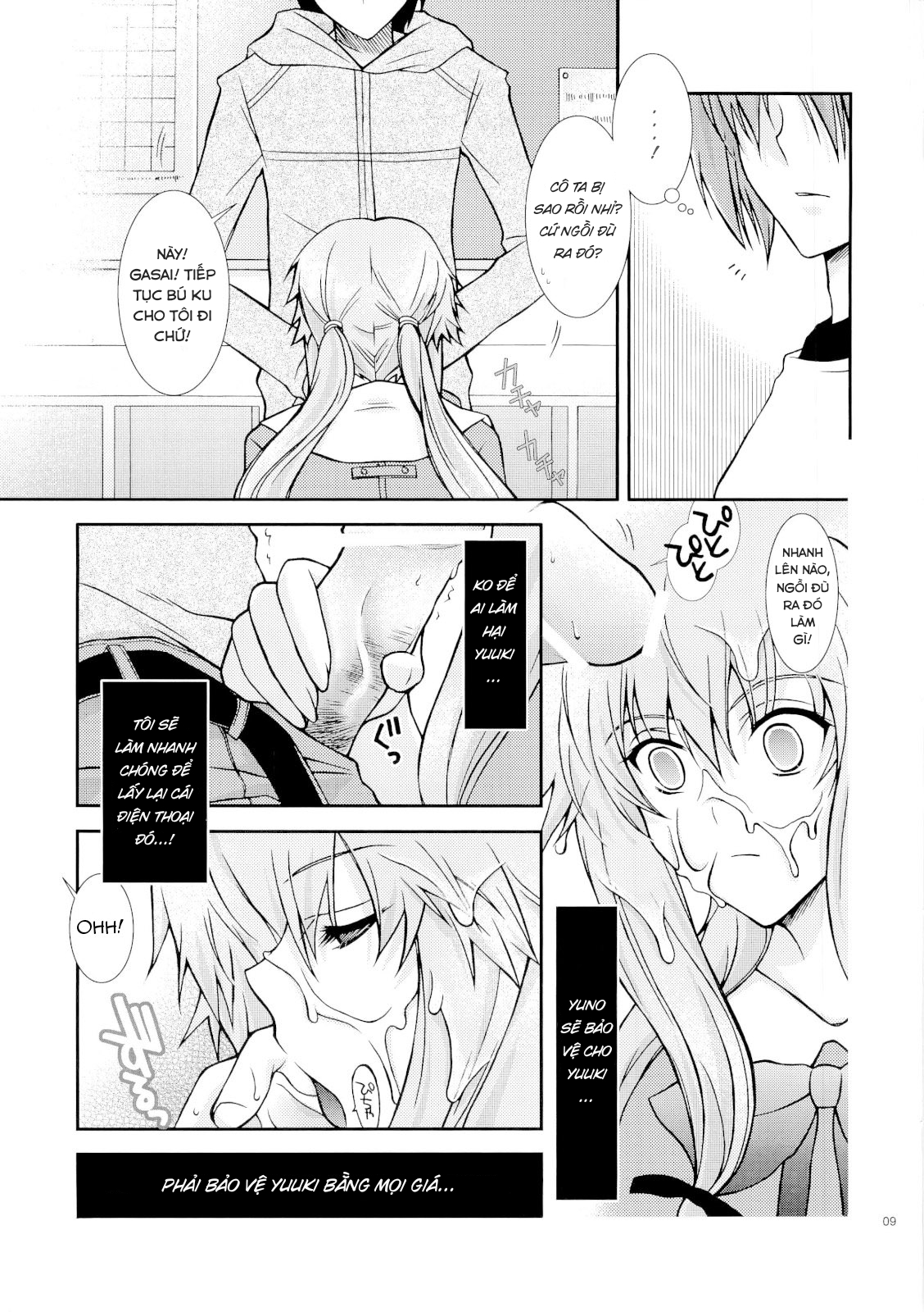 Đọc truyện hentai Vì bảo vệ cái bí mật gì đó mà tui cũng ko biết cho yuuki mà yuno làm tất cả - Oneshot
