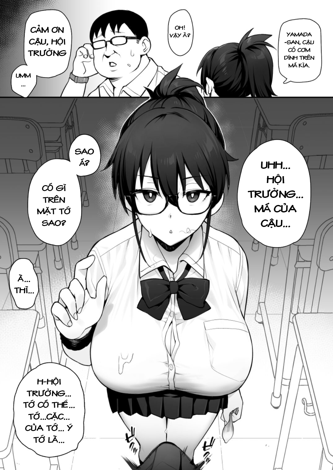 Đọc truyện hentai Hội Trưởng Ban Kỷ Luật Dú Bò Nứng Lồn Mẫn Cán Bảo Vệ Sự An Toàn Của Nhà Trường~ - Chap 1. Phiên Bản Đeo Kính? -Ongoing-