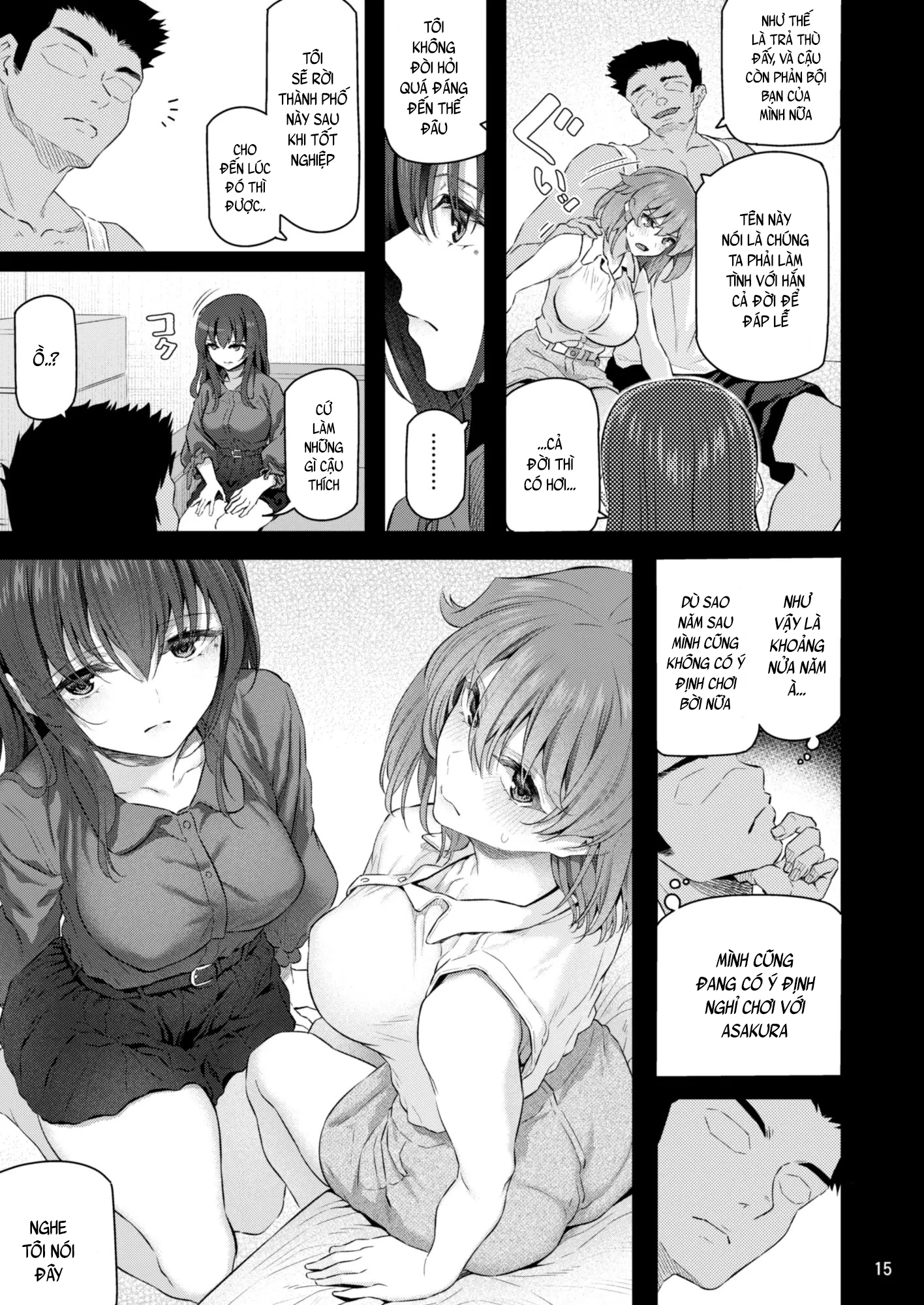 Đọc truyện hentai Phục vụ của 3 nữ sinh đóng phim segg - Chap 1