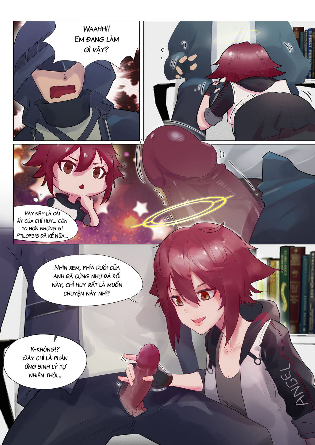 Đọc truyện hentai Fall Out Angel (Arknights) - Oneshot