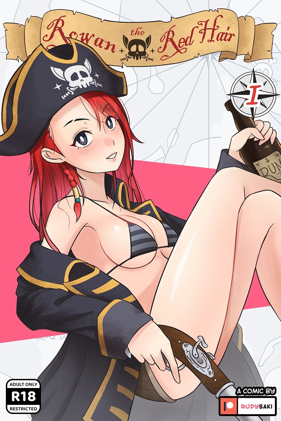 Đọc truyện hentai Rowan thuyền trưởng tóc đỏ - Chap 1
