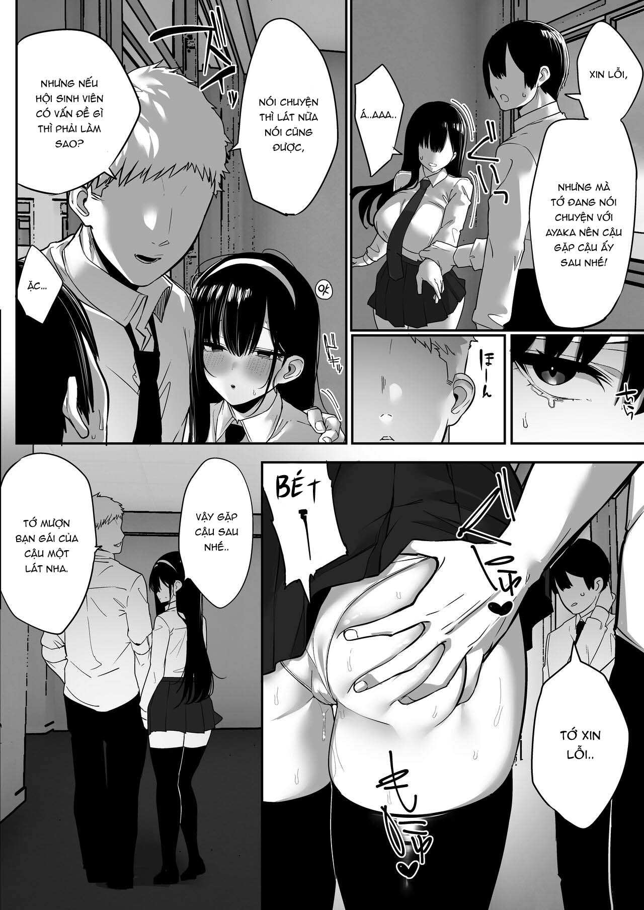 Đọc truyện hentai Cô bạn gái nhút nhát của tôi bị cuốn đi và bị cắm sừng - Chap 3