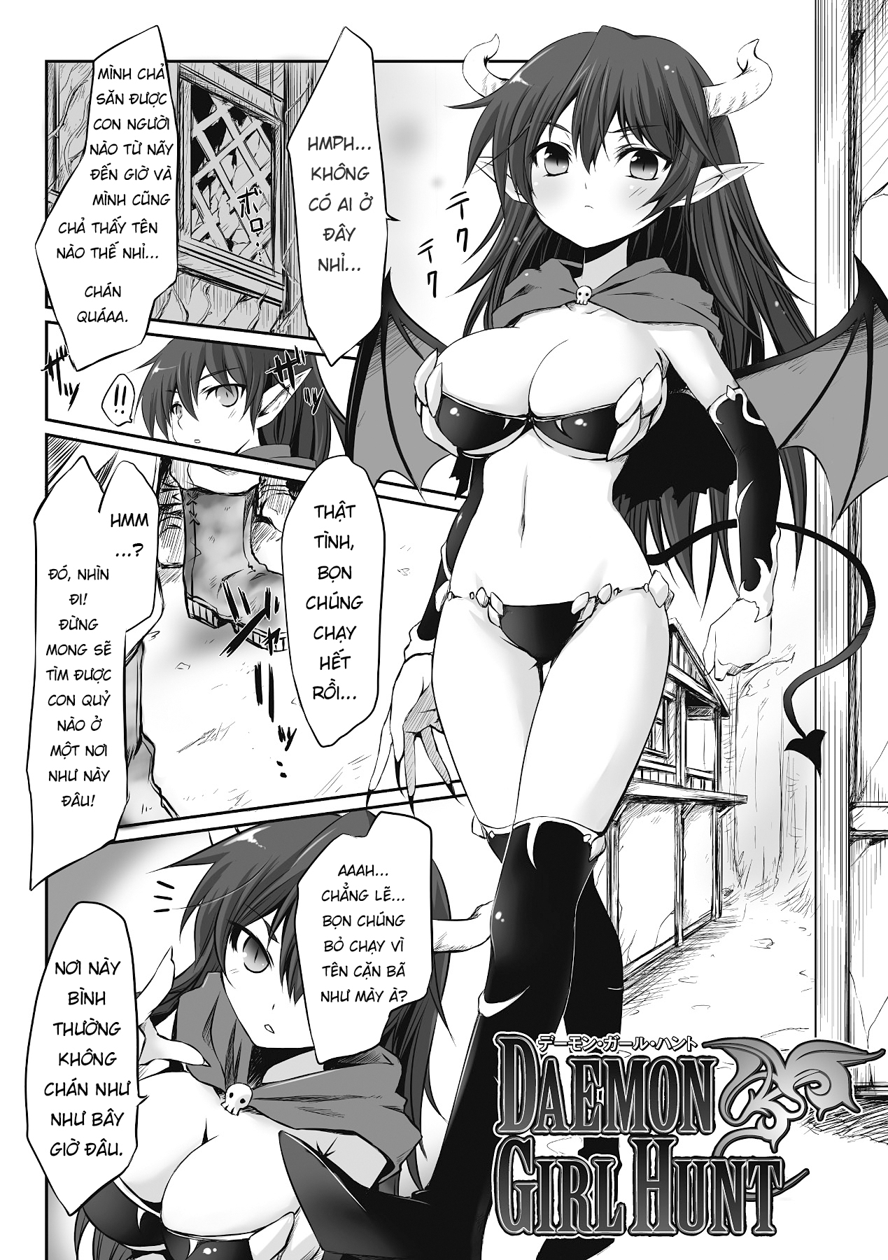 Đọc truyện hentai Cuộc săn lùng cô gái daemon - Oneshot