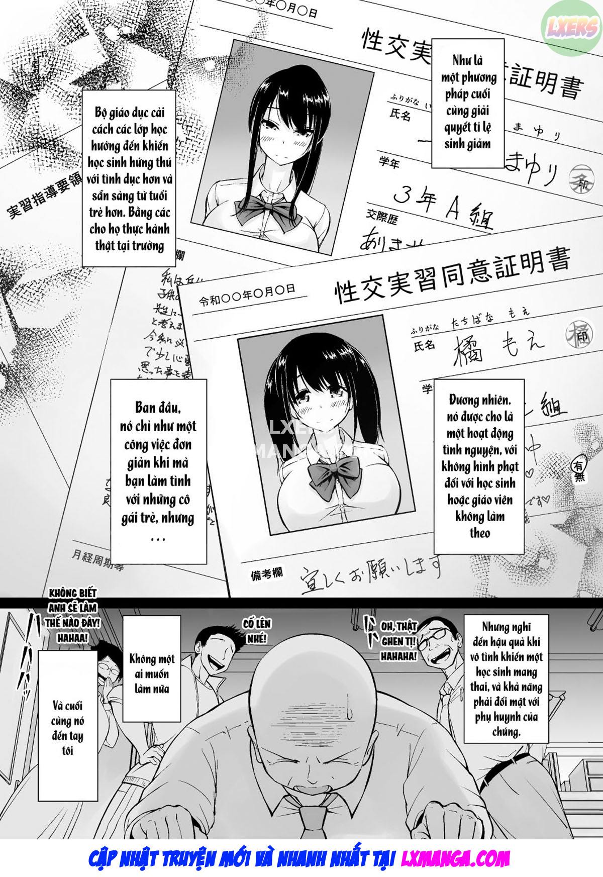 Đọc truyện hentai Trường Cao Đẳng Nữ Sinh Dành Cho Các Gia Đình Quý Tộc - Bài Tập Làm Em Bé - Oneshot