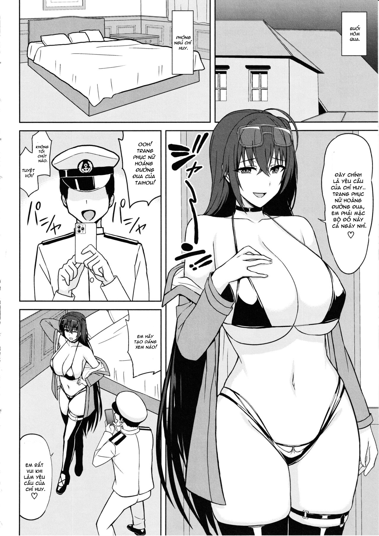 Đọc truyện hentai Buổi chụp ảnh một mình với Taiho - Oneshot