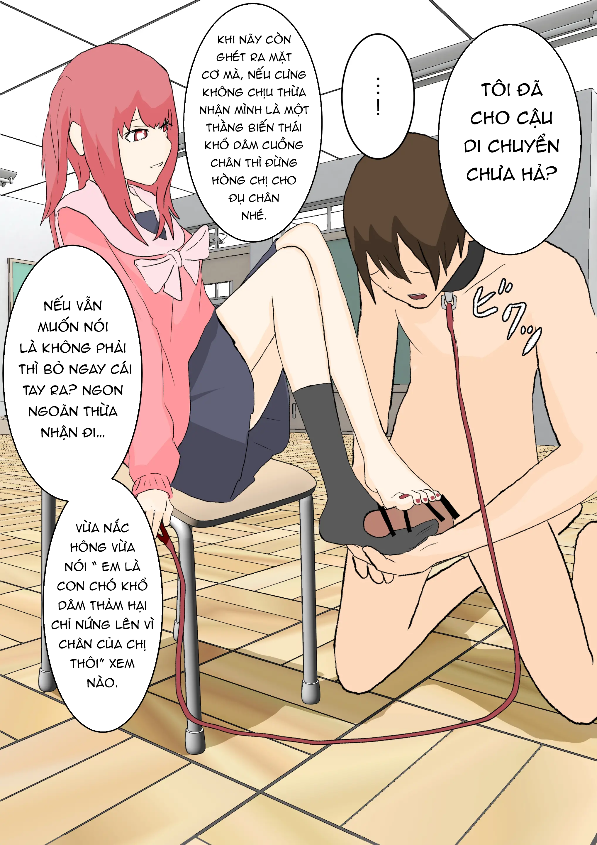 Đọc truyện hentai Hình phạt tra tấn chân của cán bộ kỷ luật - Oneshot