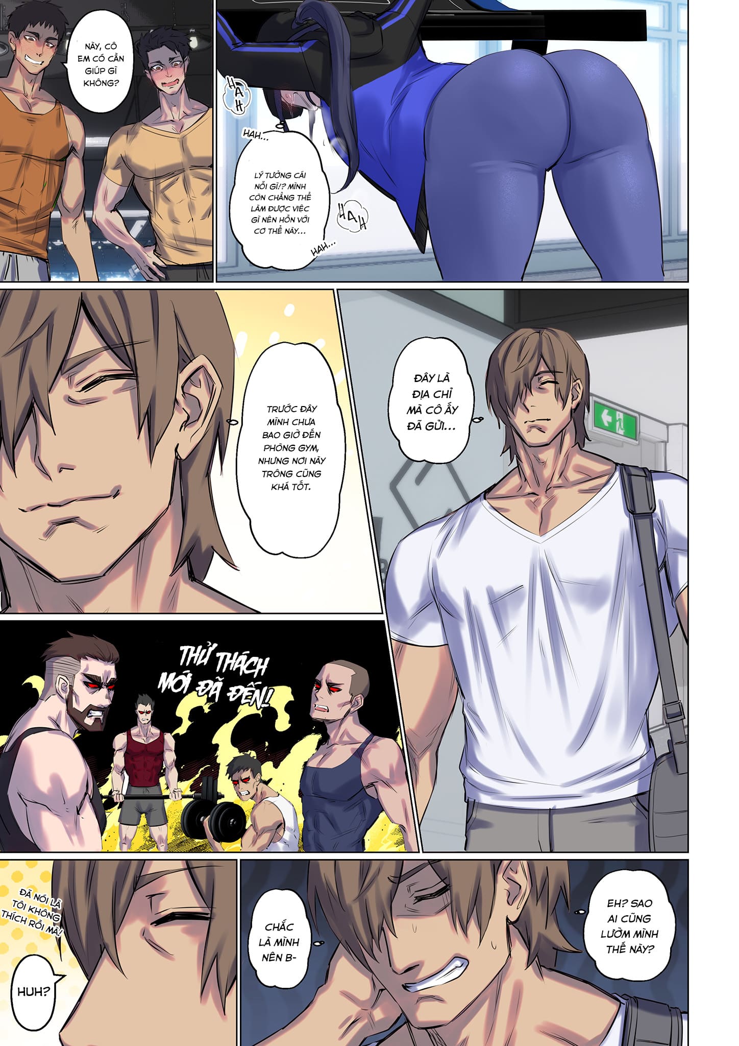 Đọc truyện hentai Bắt cóc người ngoài hành tinh - Chap 3 - Phòng gym