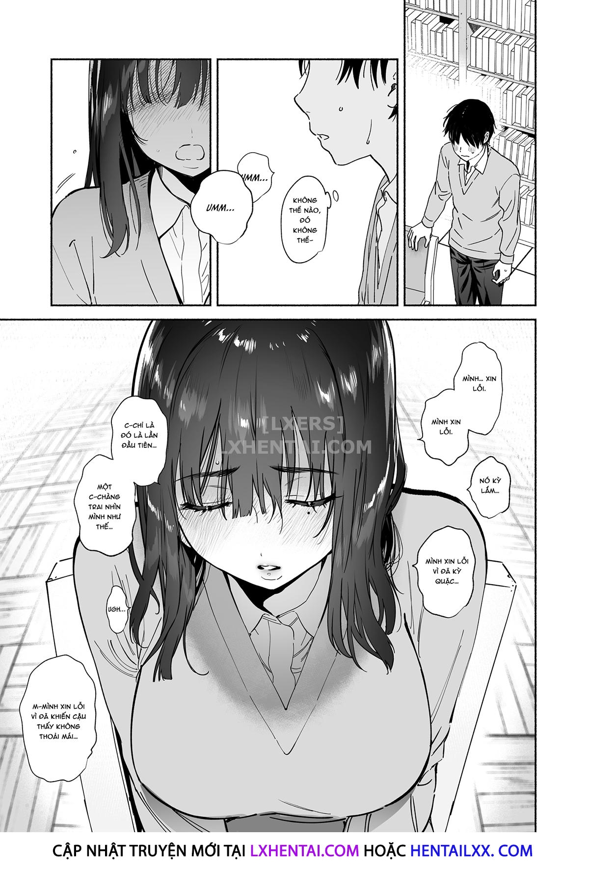 Đọc truyện hentai Mukuchi na Tosho Iin to Sex Zuke. - Oneshot