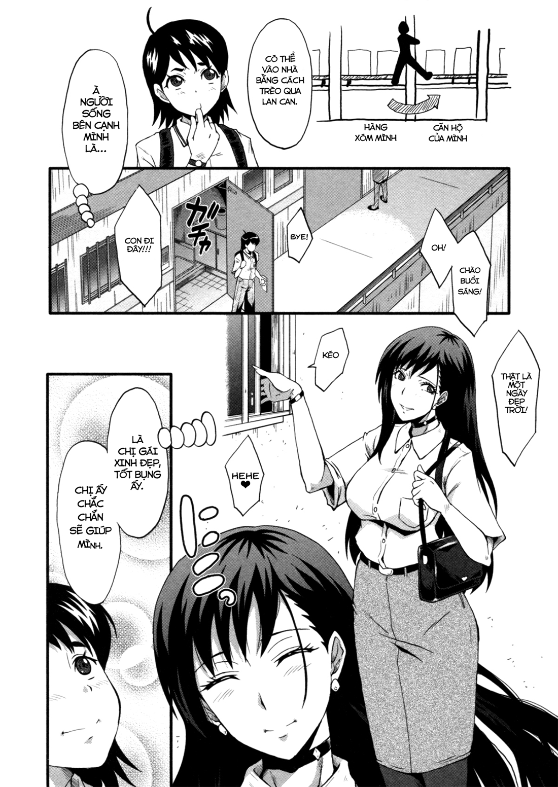 Đọc truyện hentai Chị hàng xóm tốt bụng - Oneshot