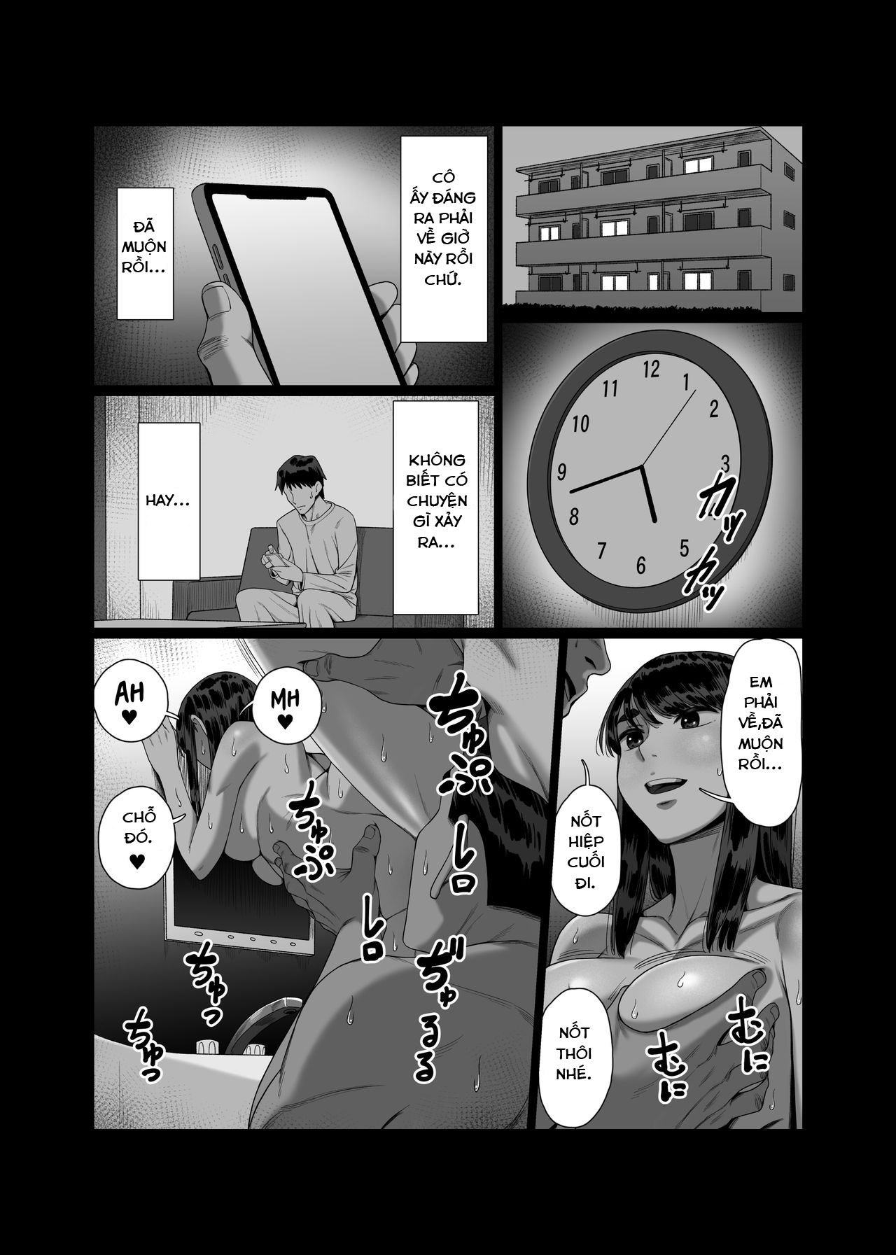 Đọc truyện hentai Tsuma O Dakaseru Otto-Tachi - Oneshot - Có che