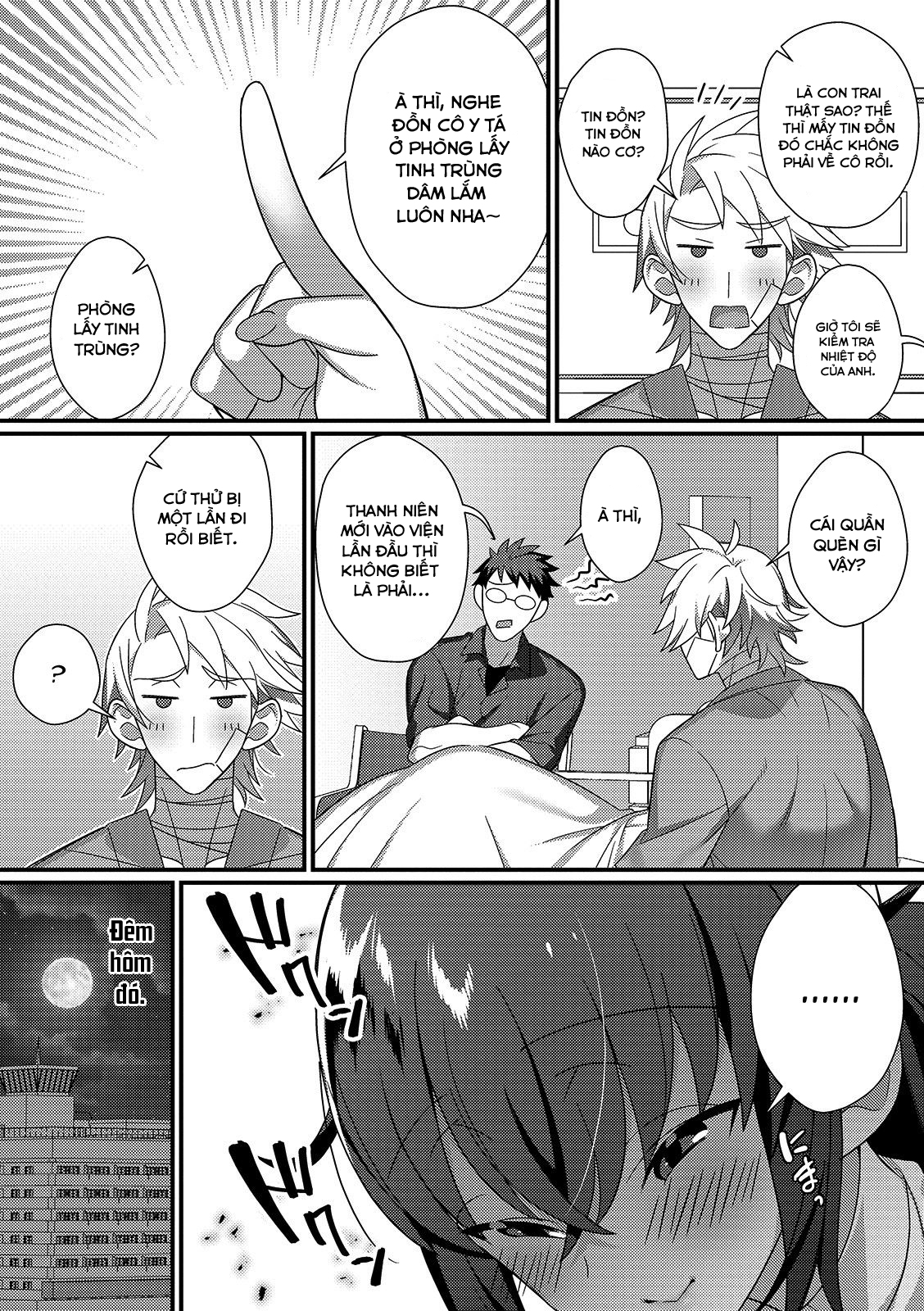 Đọc truyện hentai Cô y ta dâm đãng và buổi lấy tinh trùng ban đêm - Oneshot