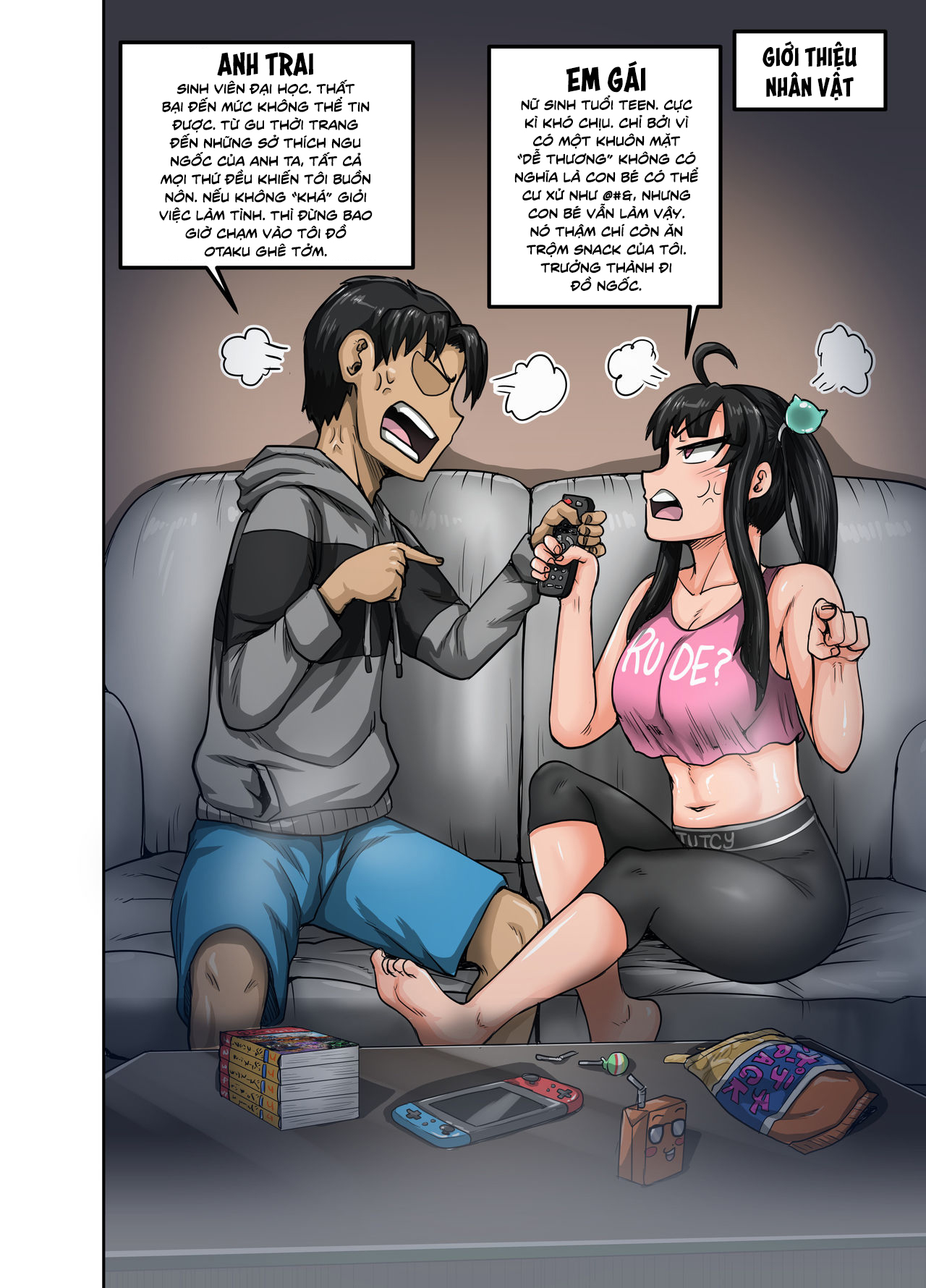 Đọc truyện hentai Em gái(kế) phiền toái cần phải được dạy dỗ!! - Chap 0