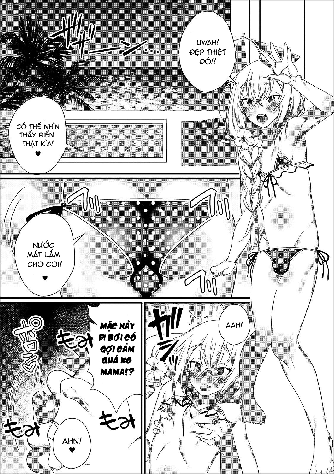 Đọc truyện hentai Shinkon Ryokou de Love Love - Oneshot