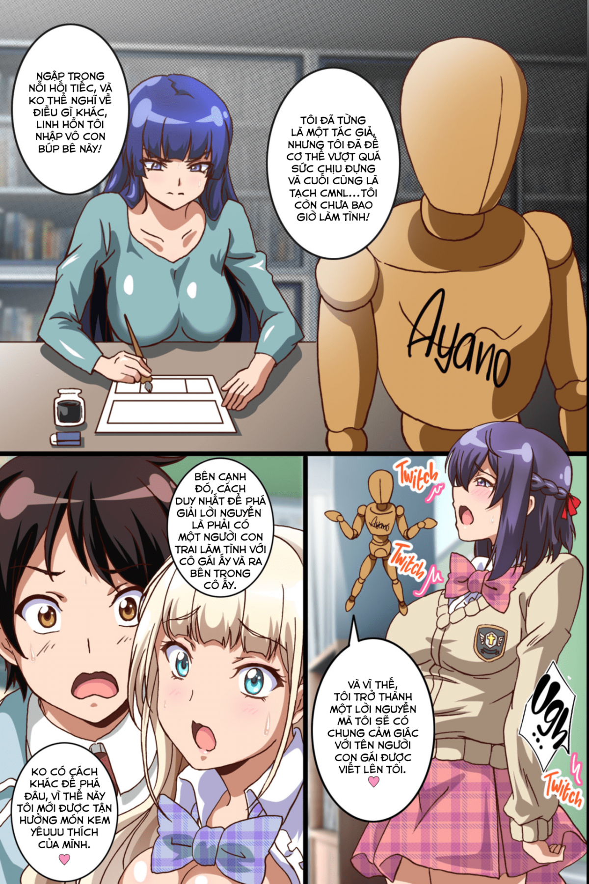 Đọc truyện hentai Búp Bê Kích Dục - Chap 1 - Hội trưởng! Hãy chiếm lấy em đi!