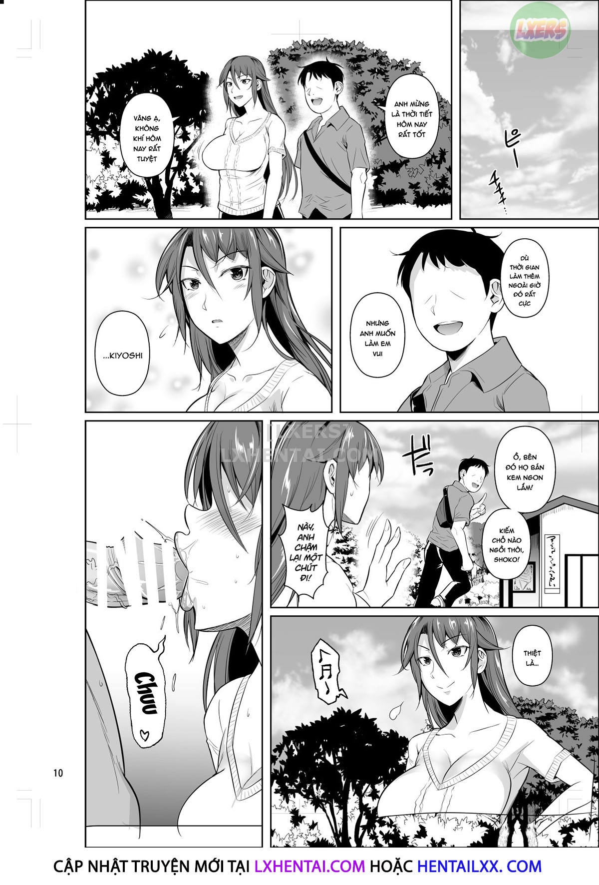 Đọc truyện hentai The Downtown Shopping Street's Wife's Holes - Chap 4