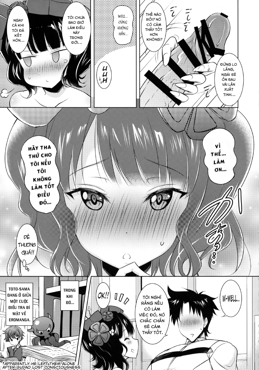 Đọc truyện hentai Hokusai-Chan Ga Okuchi De Teinei Ni Tannen Ni Nando Mo Nuite Kurete Kara No Honban - Oneshot