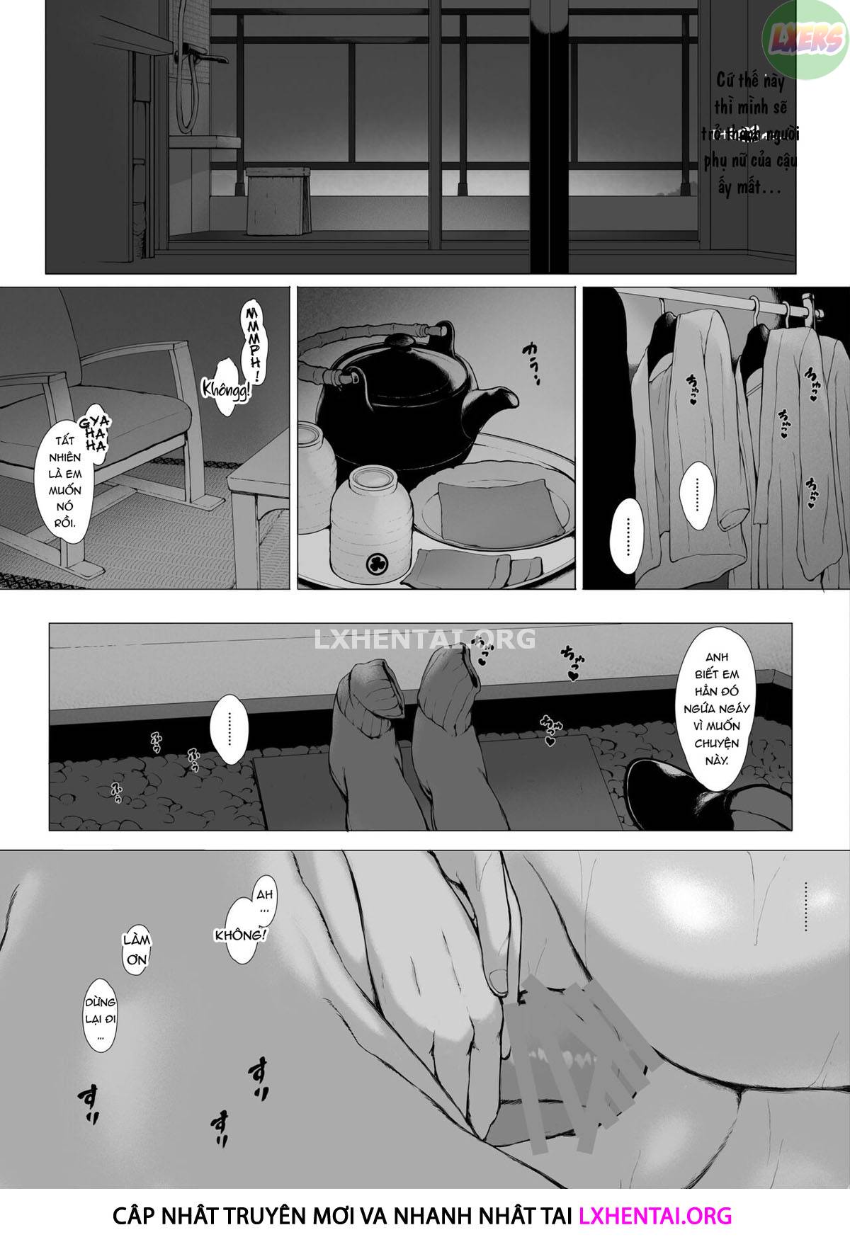 Đọc truyện hentai Hahagui Ottori Okaasan ga Toshishita Yarichin ni Nerawareru Toki - Chap 2B