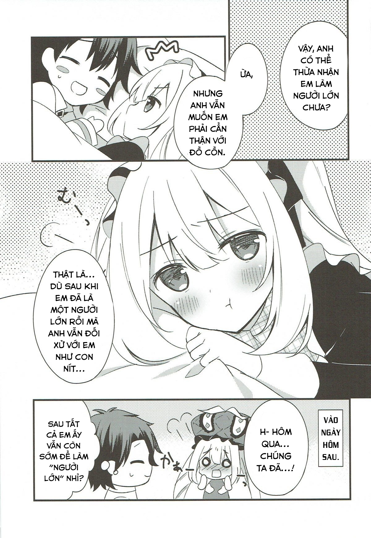 Đọc truyện hentai Hãy đàng hoàng với em, được không? - Oneshot
