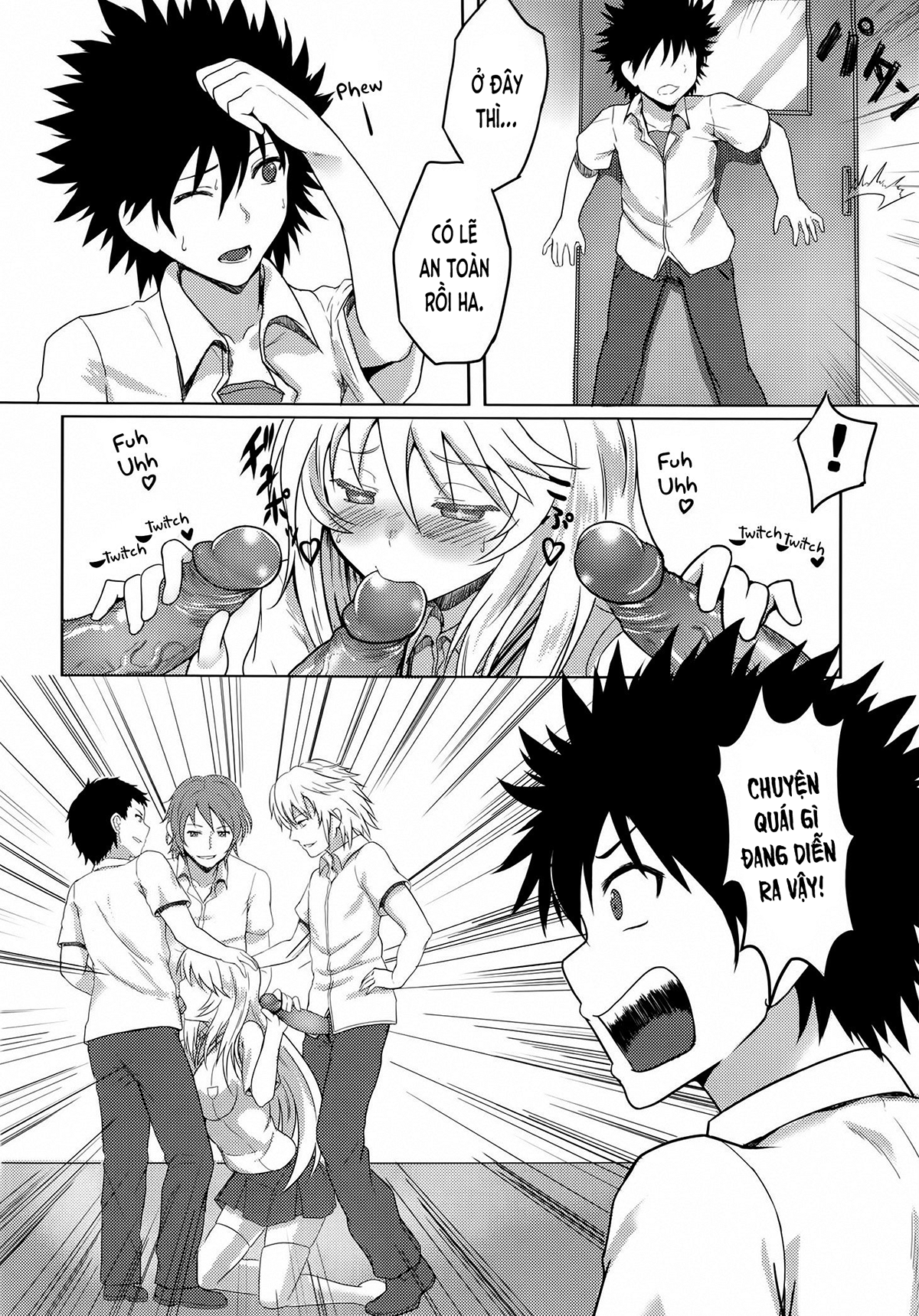 Đọc truyện hentai MikoMisa và Anh Chàng Bất Hạnh (Toaru Kagaku no Railgun) - Oneshot