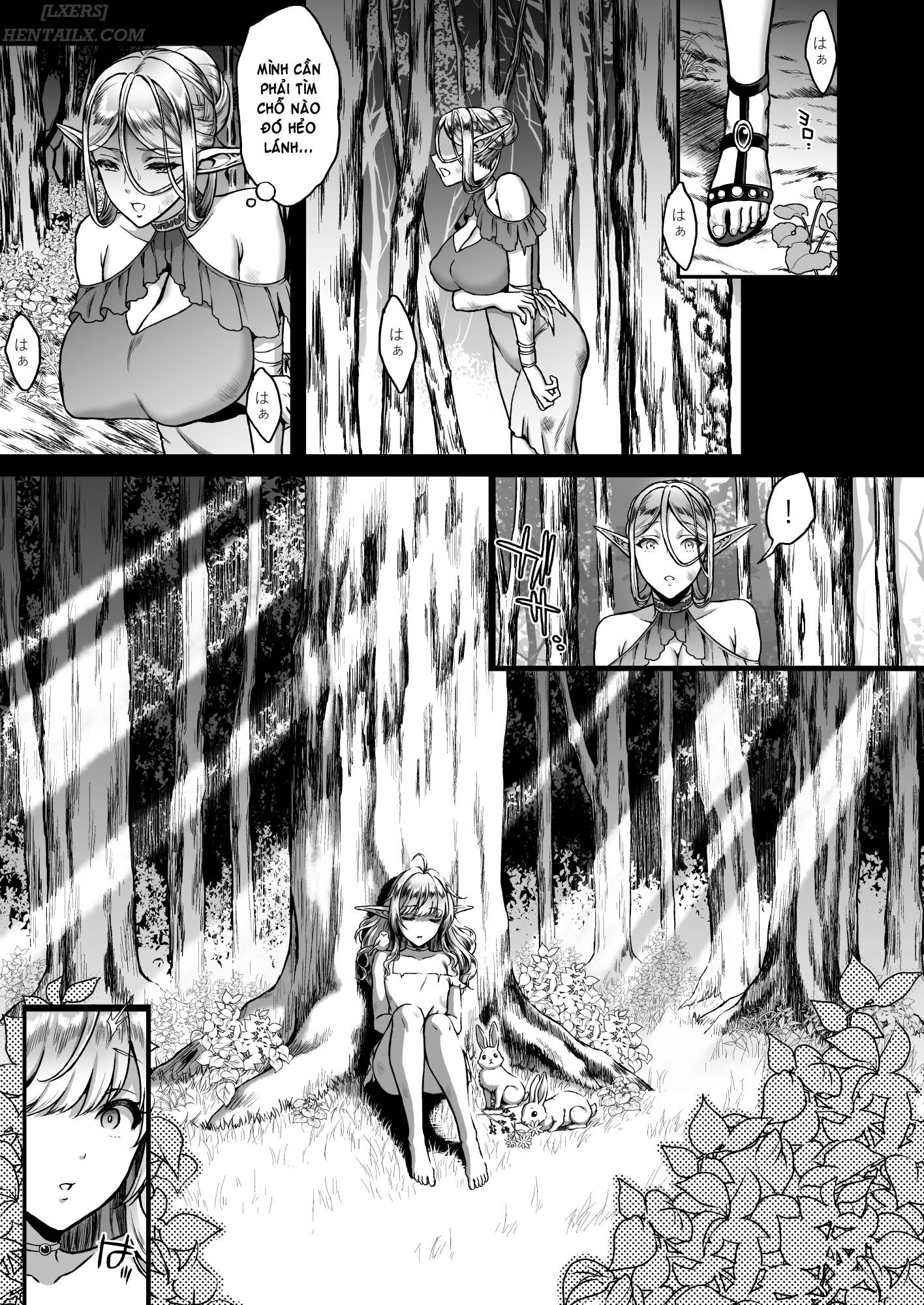 Đọc truyện hentai Tasogare No Shou Elf - Chap 3