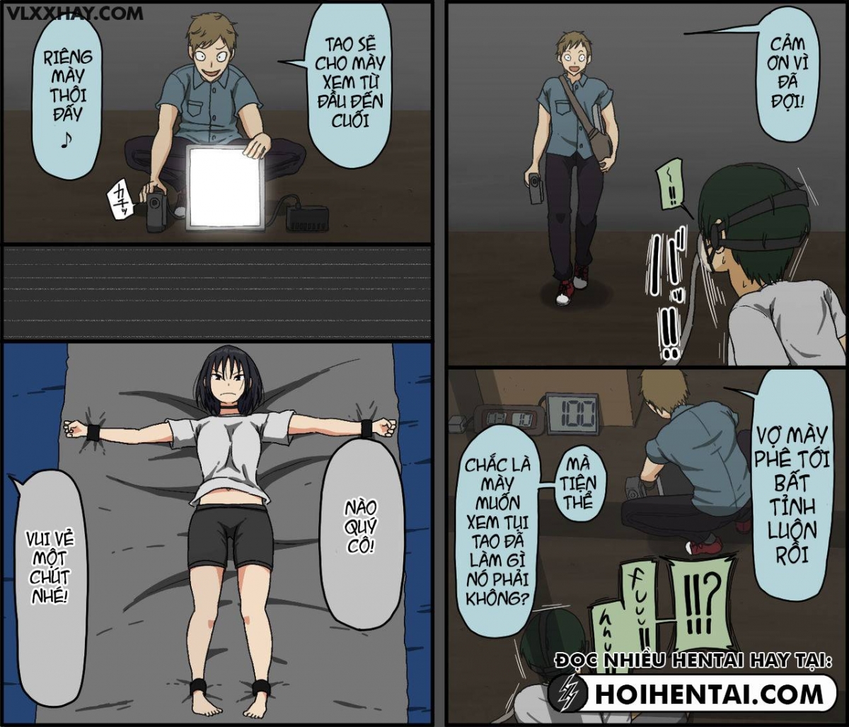 Đọc truyện hentai Count 100 Forced To Listen To The Voices Of My Enemy Making Babies With My Wife - Chap 1