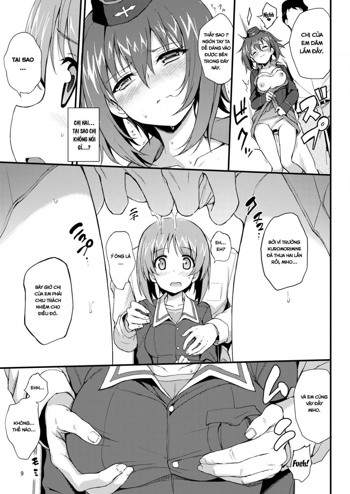 Đọc truyện hentai Nishizumi Shimai Ryoujoku - Oneshot