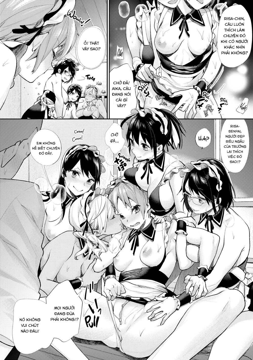 Đọc truyện hentai Lạc và CLB của những coi gái Otaku - Chap 7 [END]