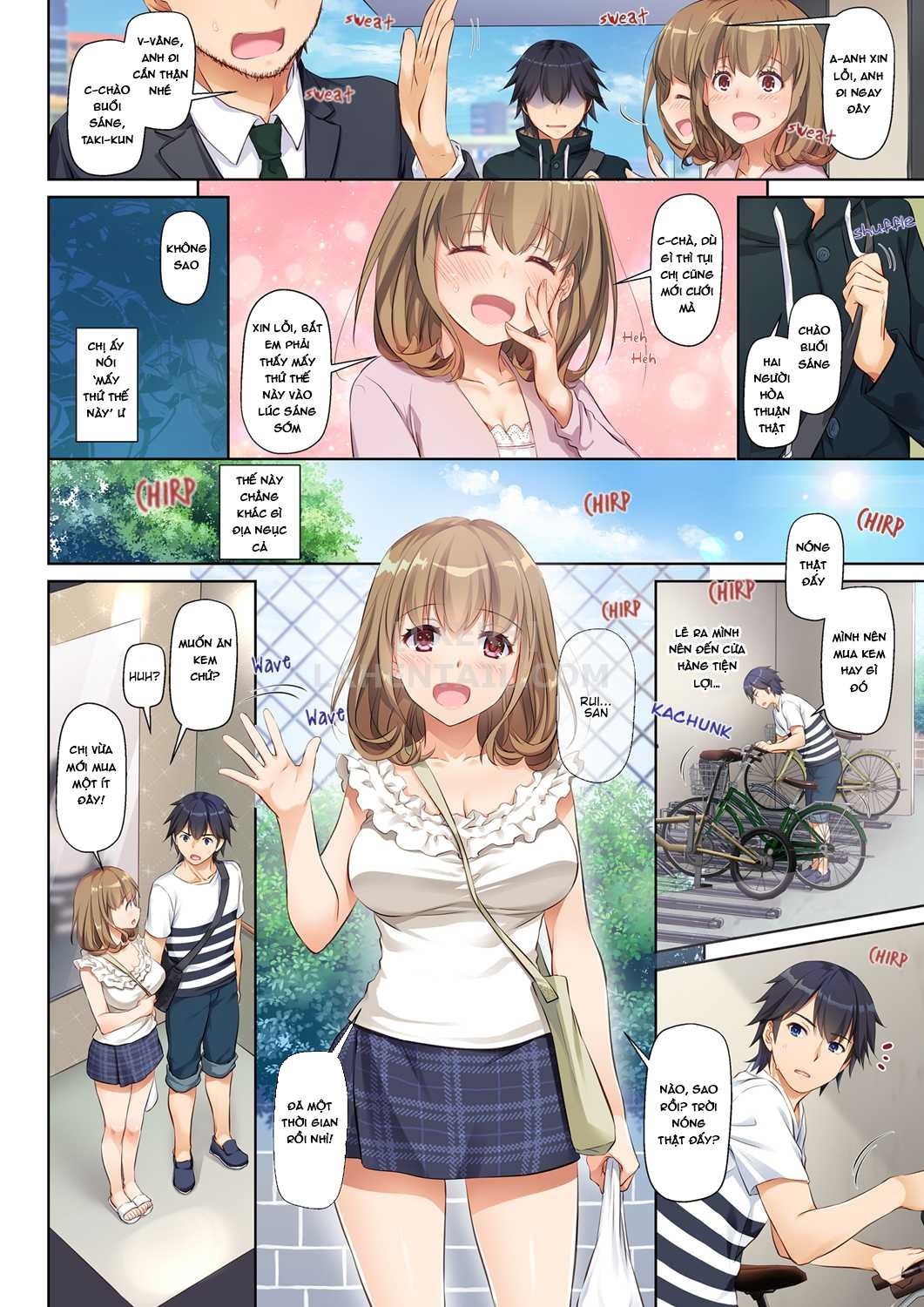 Đọc truyện hentai Hitozuma Osananajimi to Hitonatsu no Dekigoto - Chap 1