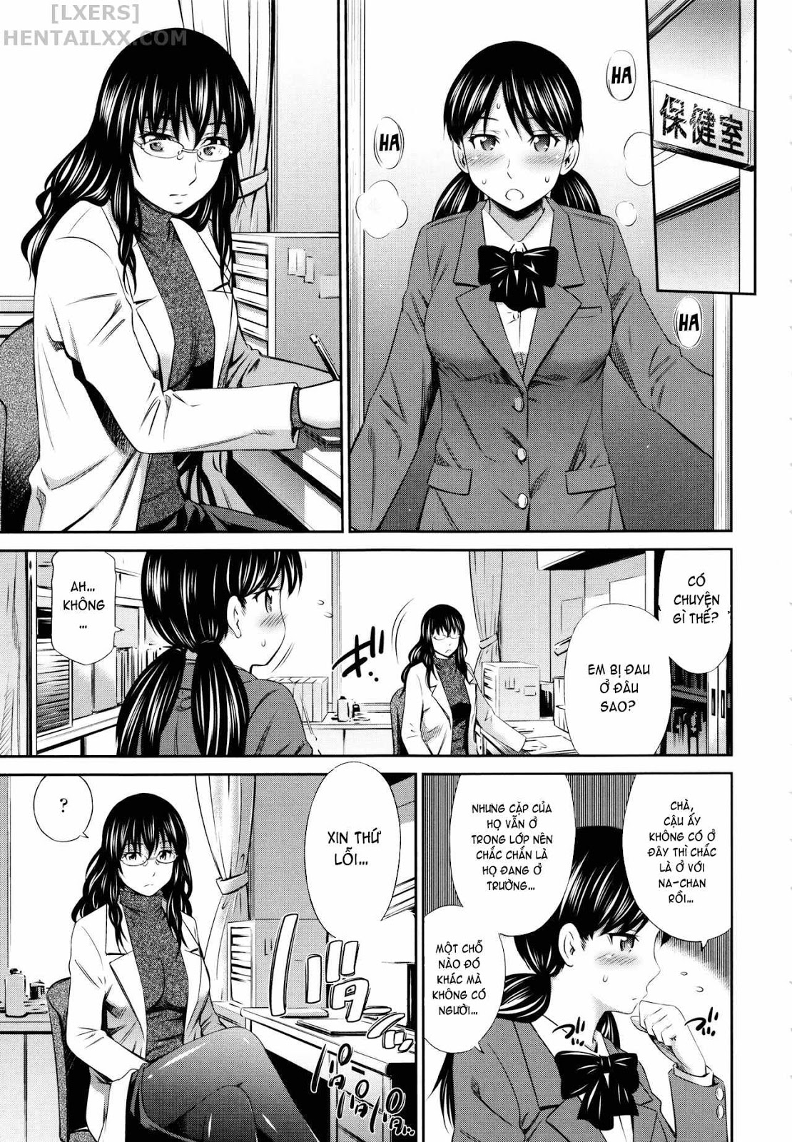 Đọc truyện hentai Hokenshitsu no Sagara Sensei - Chap 4