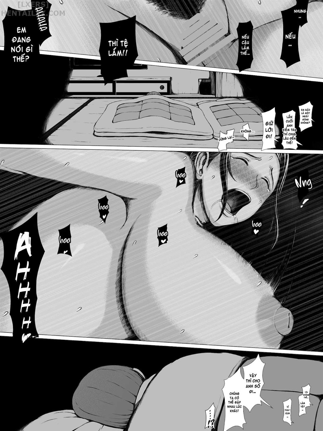 Đọc truyện hentai Hahagui Ottori Okaasan ga Toshishita Yarichin ni Nerawareru Toki - Chap 1C