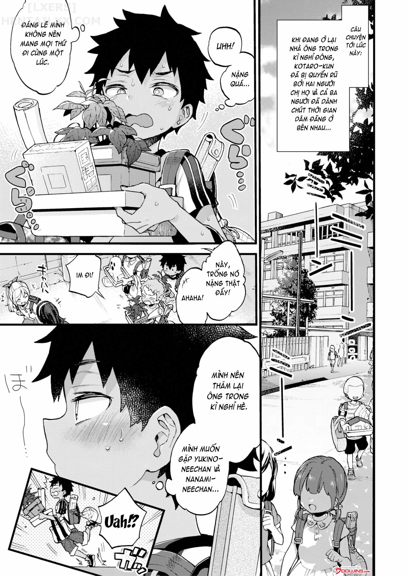 Đọc truyện hentai Fuyuyasumi Wa Itoko No Onee-Chan Ni Asonde Moraimashita. - Chap 2