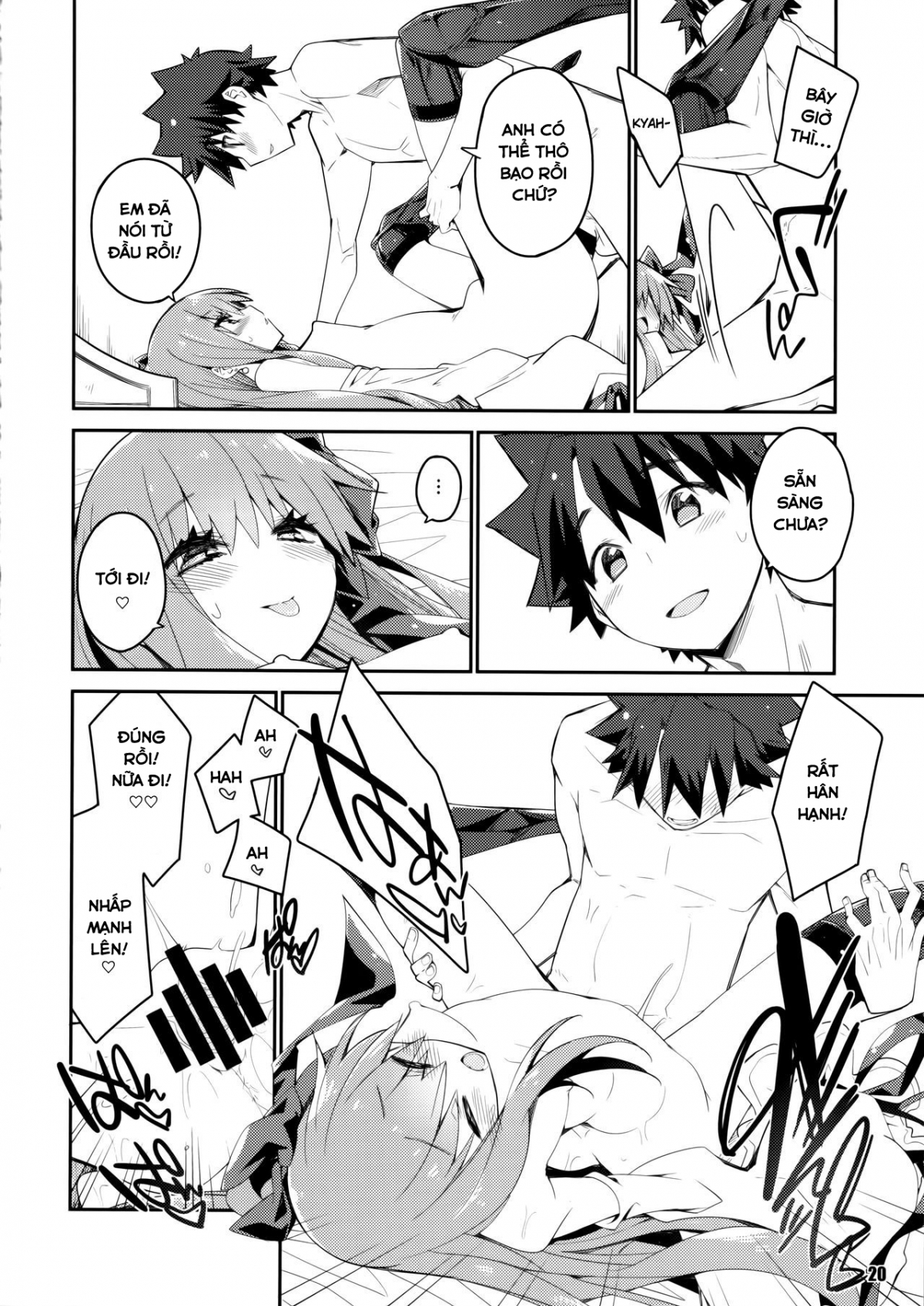 Đọc truyện hentai Hoa hồng vàng cho đôi môi ấy - Oneshot
