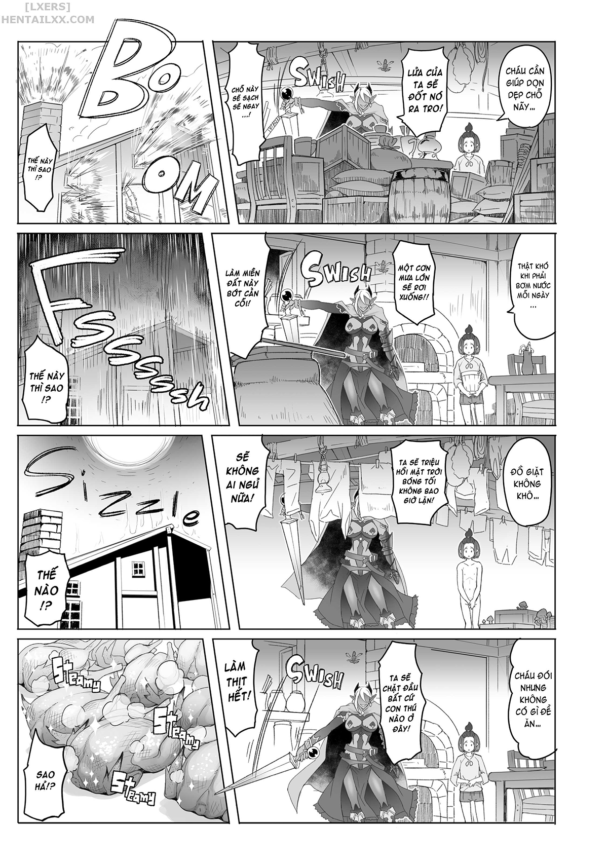 Đọc truyện hentai Maidens of Steel - Chap 11 - Sable Ears and 10,000 Good Deeds - END