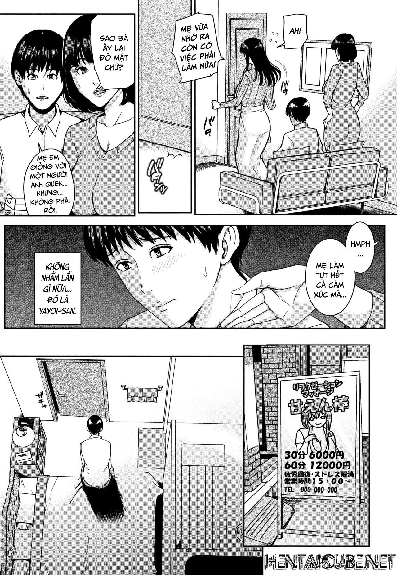 Đọc truyện hentai Kanojo no Mama to Deaikei de - Chap 4