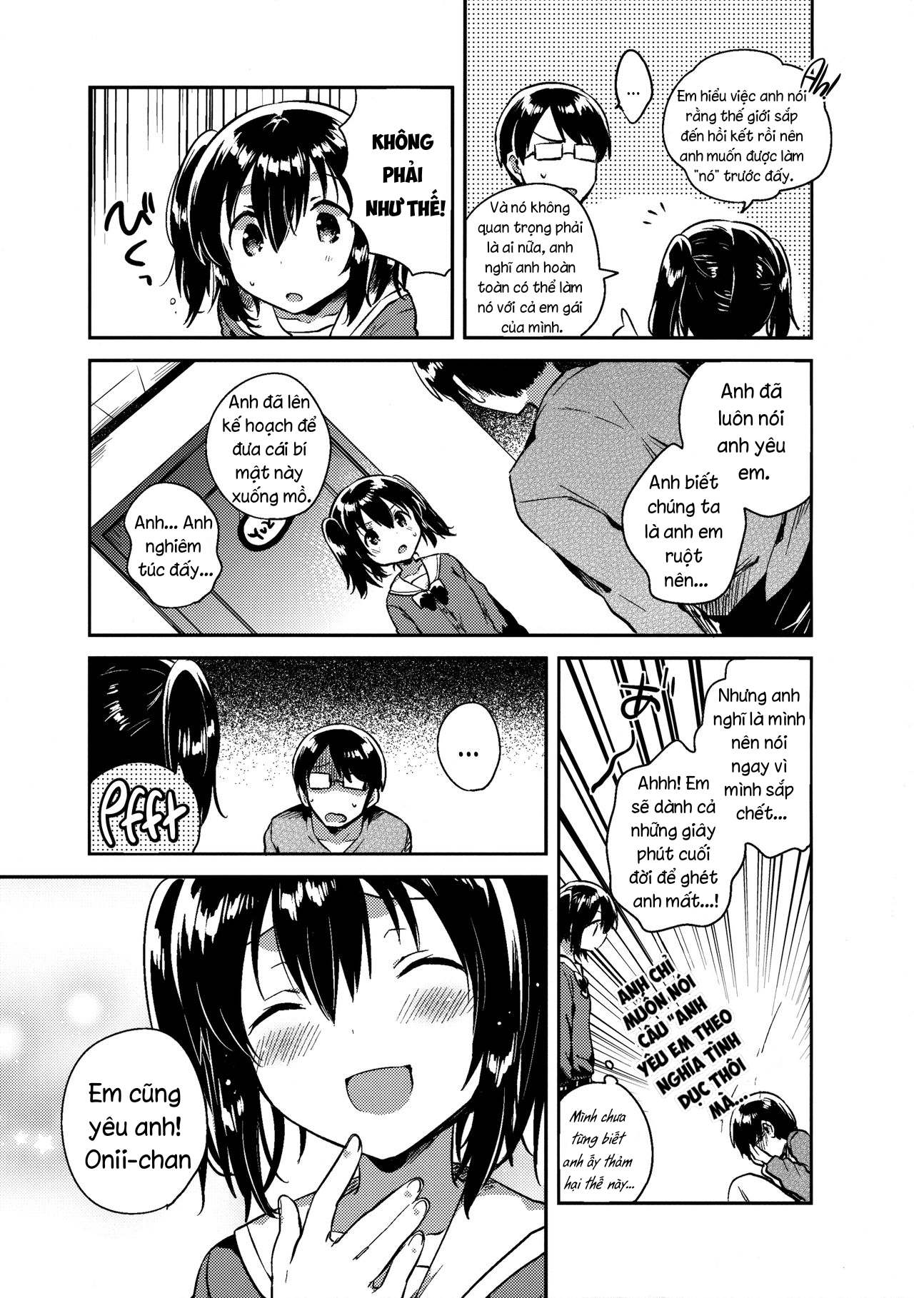 Đọc truyện hentai Hôm nay là tận thế nên tôi sẽ làm tình với em gái mình - Oneshot