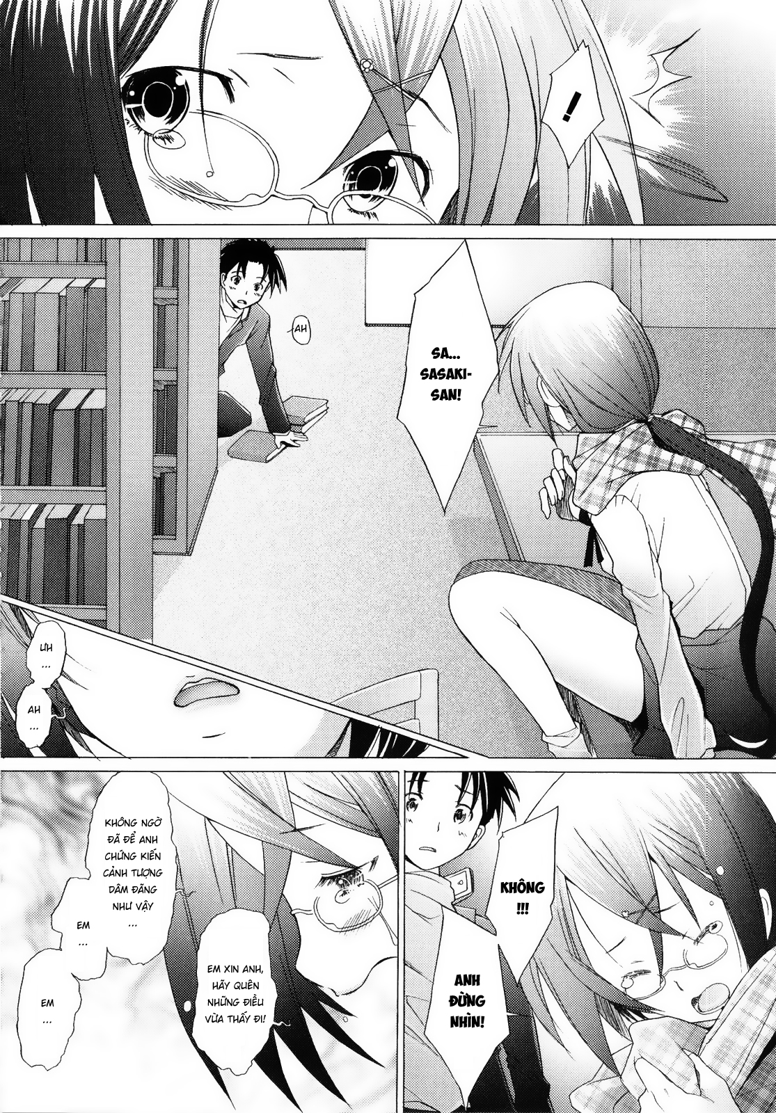 Đọc truyện hentai Chuyện tình nơi thư viện - Oneshot