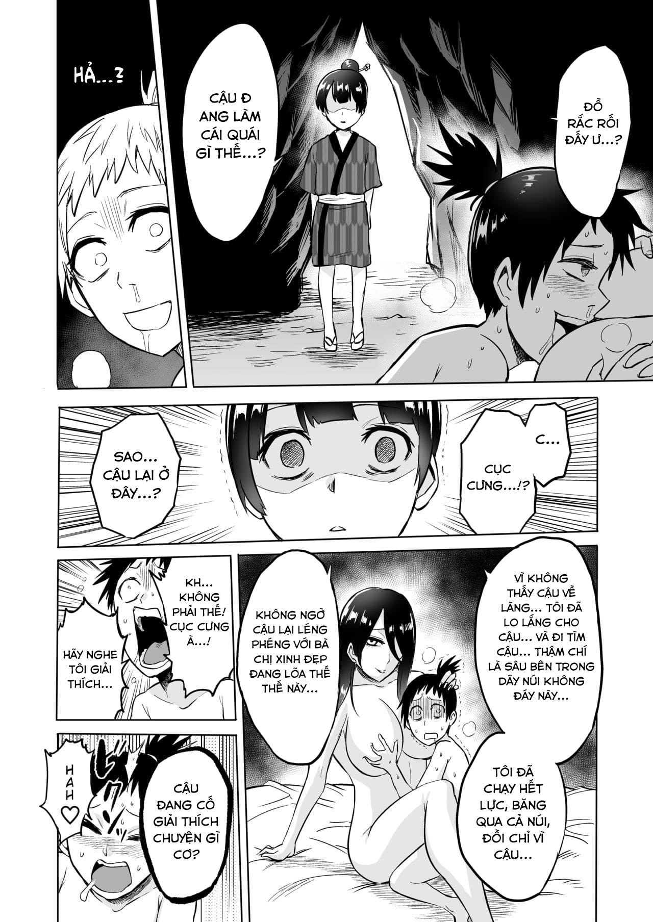 Đọc truyện hentai Warabe Kui ~Mori no Oku de Bijo Youkai ni Yuuwaku sarete~ - Oneshot