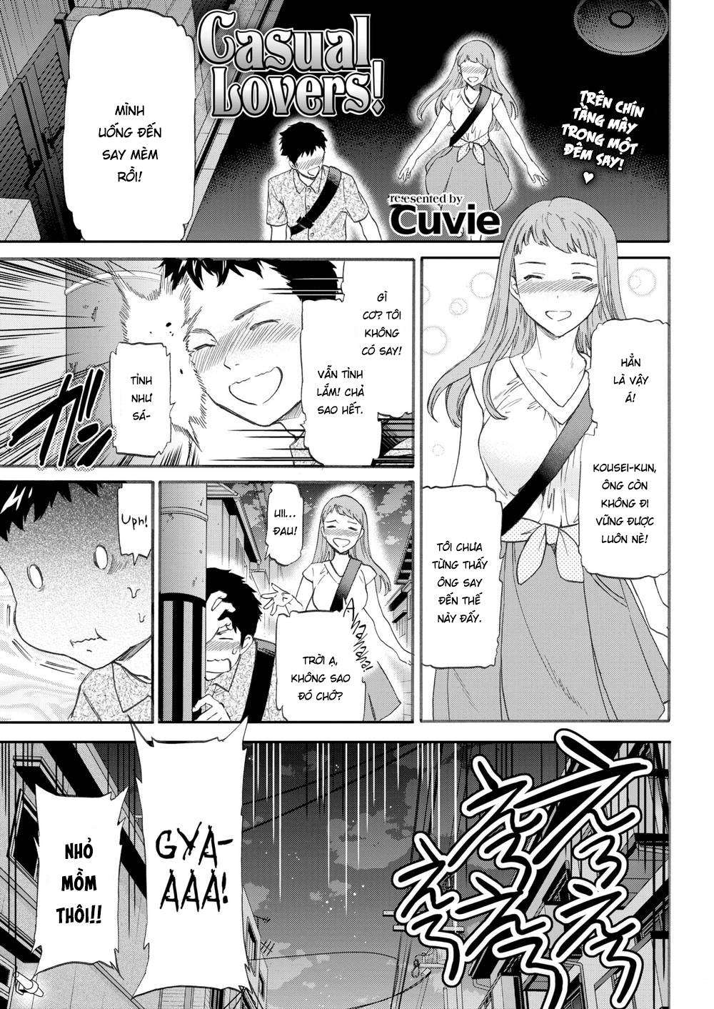 Đọc truyện hentai Casual Lovers! - Một đêm say ♥