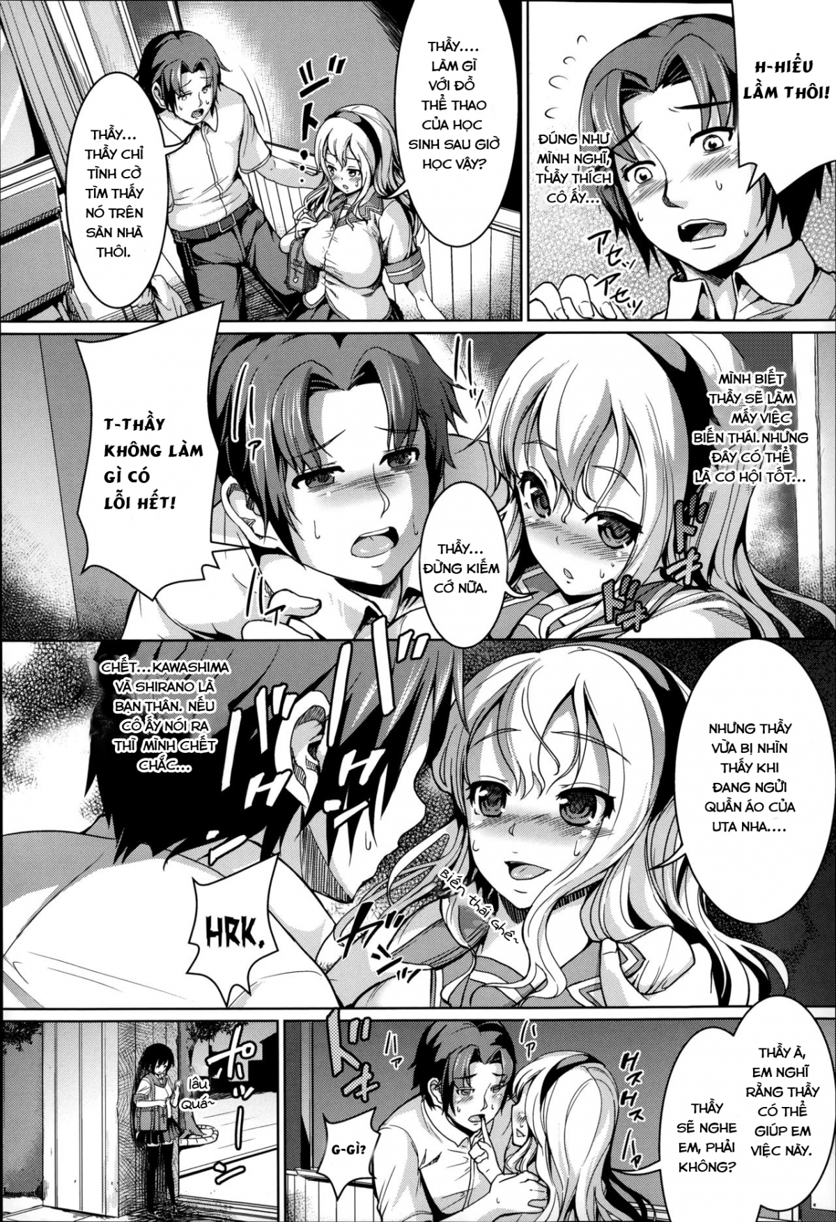 Đọc truyện hentai Sankaku Hatsukoi - Oneshot