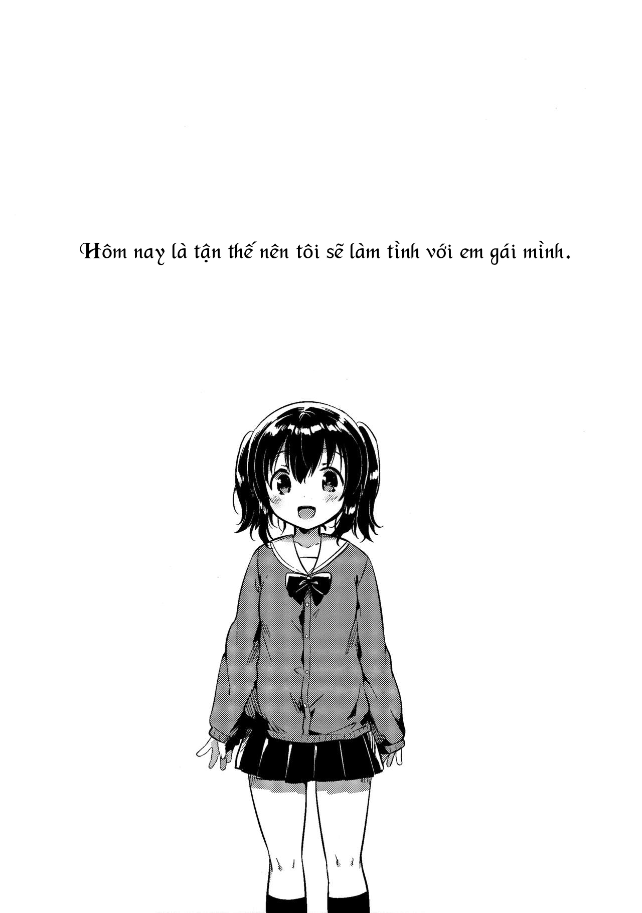 Đọc truyện hentai Hôm nay là tận thế nên tôi sẽ làm tình với em gái mình - Oneshot