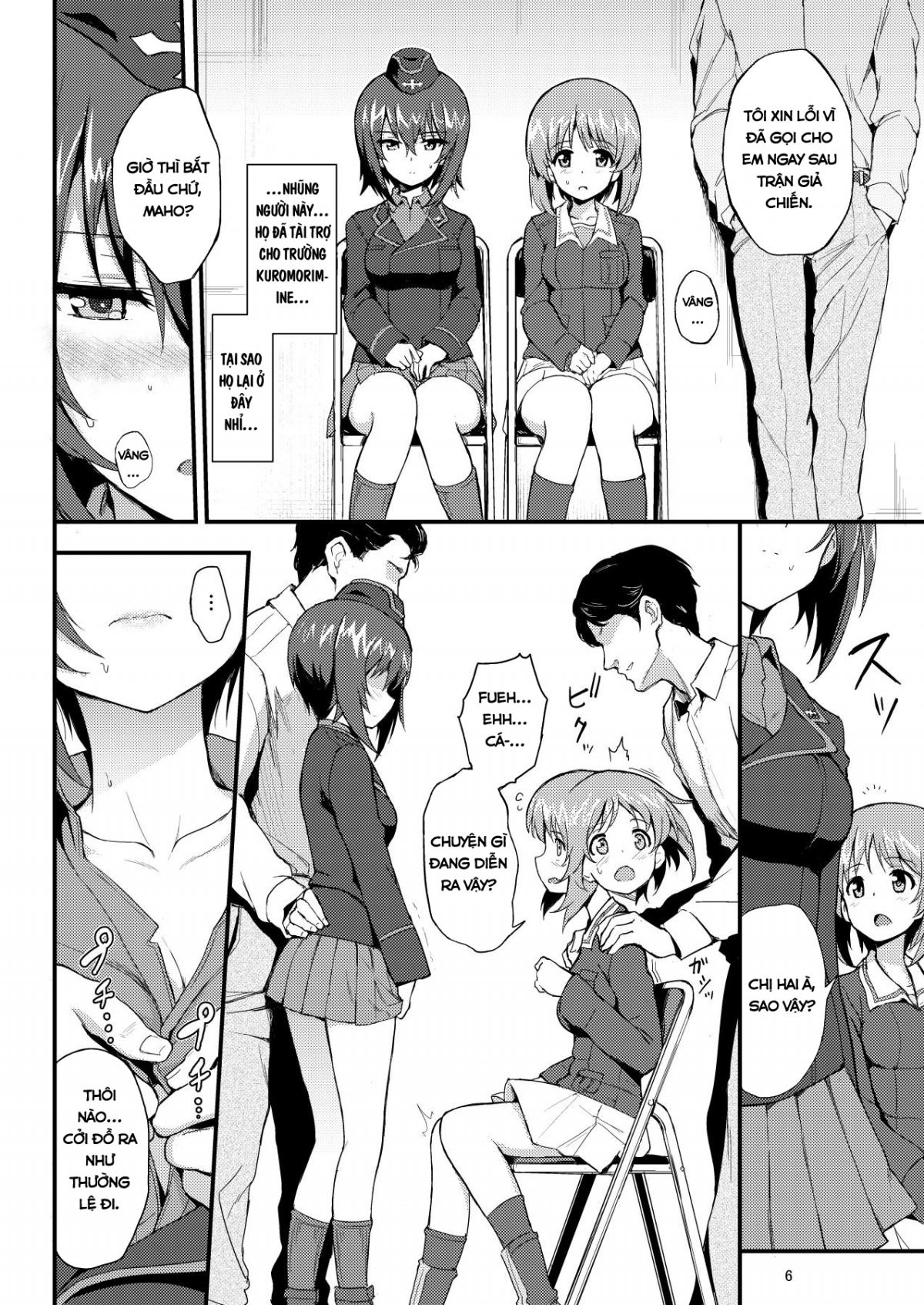 Đọc truyện hentai Nishizumi Shimai Ryoujoku - Oneshot