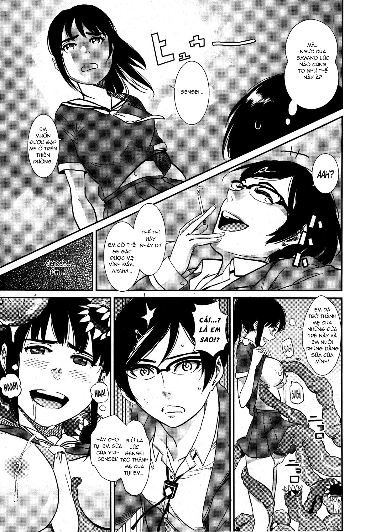 Đọc truyện hentai Hidden Breasts Female Teacher Yui - Oneshot