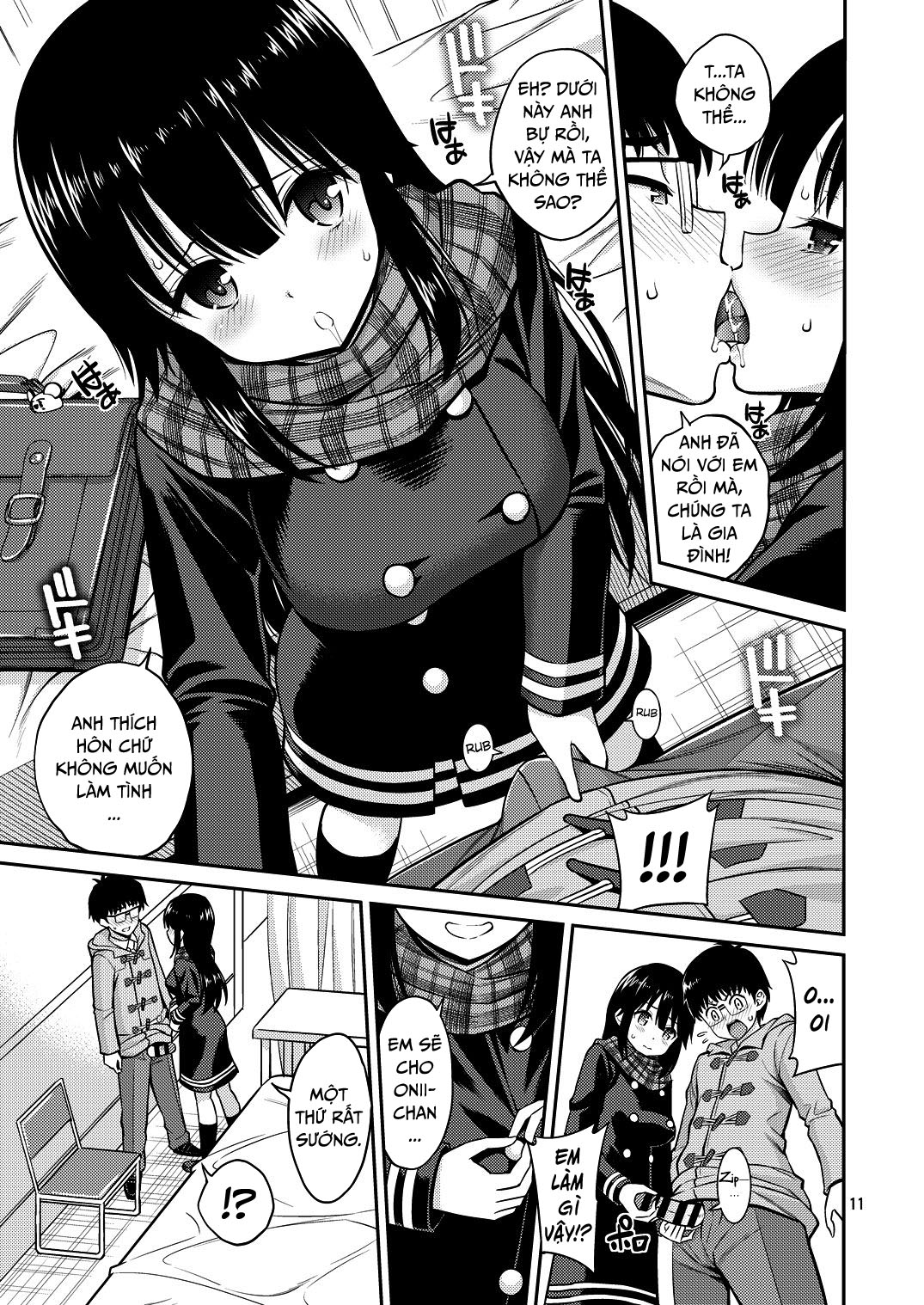 Đọc truyện hentai Kissing in the House with Little Sister - Oneshot