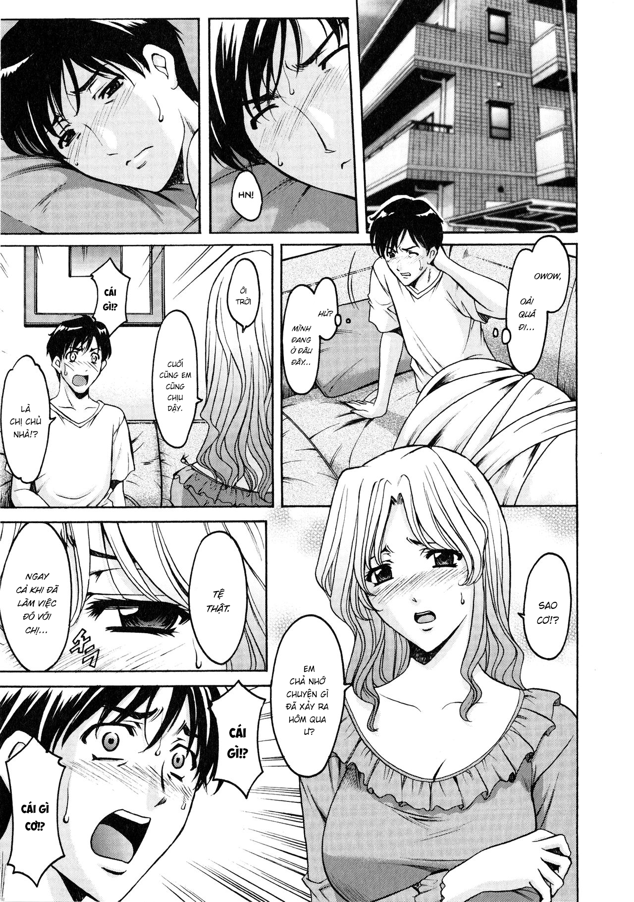 Đọc truyện hentai Yuuwaku no Toshiue Apartment - Chap 9 end