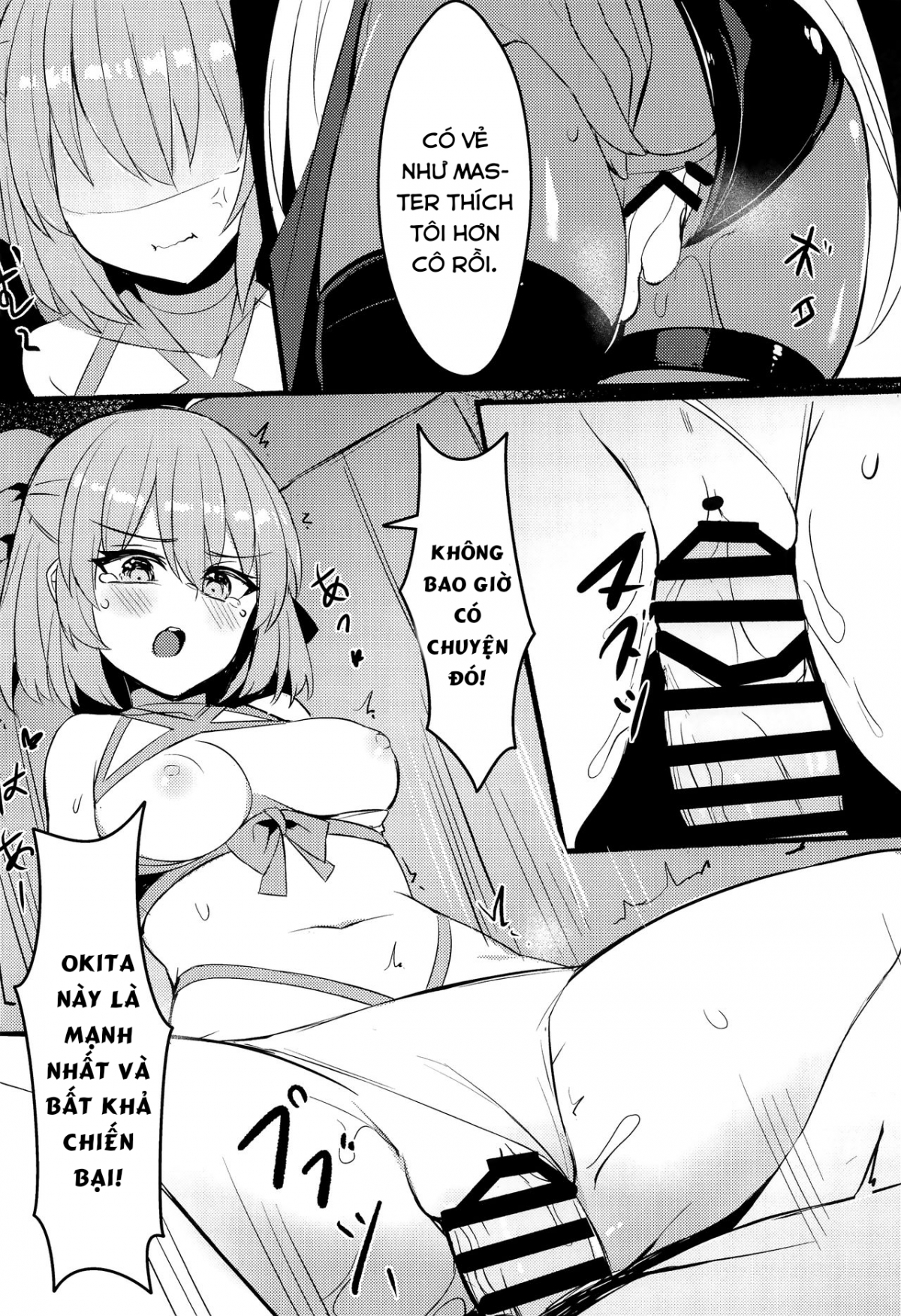 Đọc truyện hentai Cuộc đấu giữa hai kiếm sĩ đồ bơi! - Oneshot