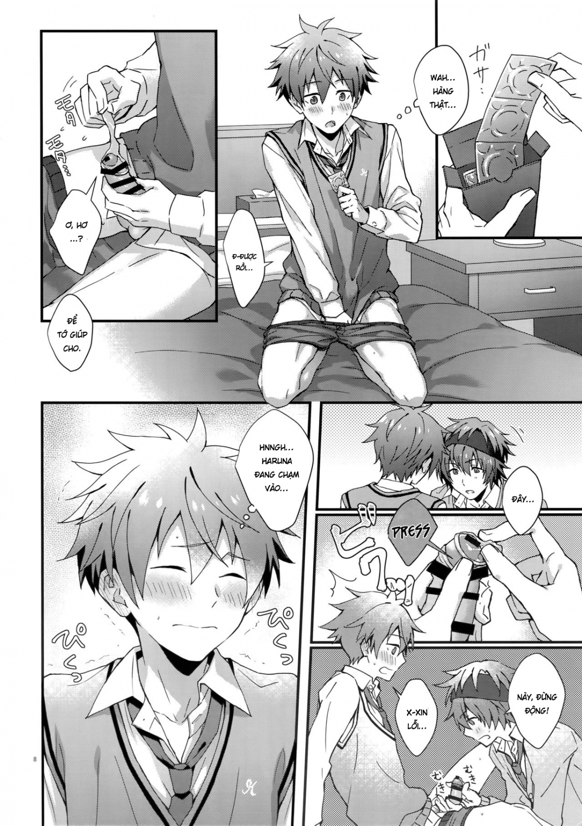 Đọc truyện hentai [Yaoi] Thoát kiếp trai tân! - Oneshot